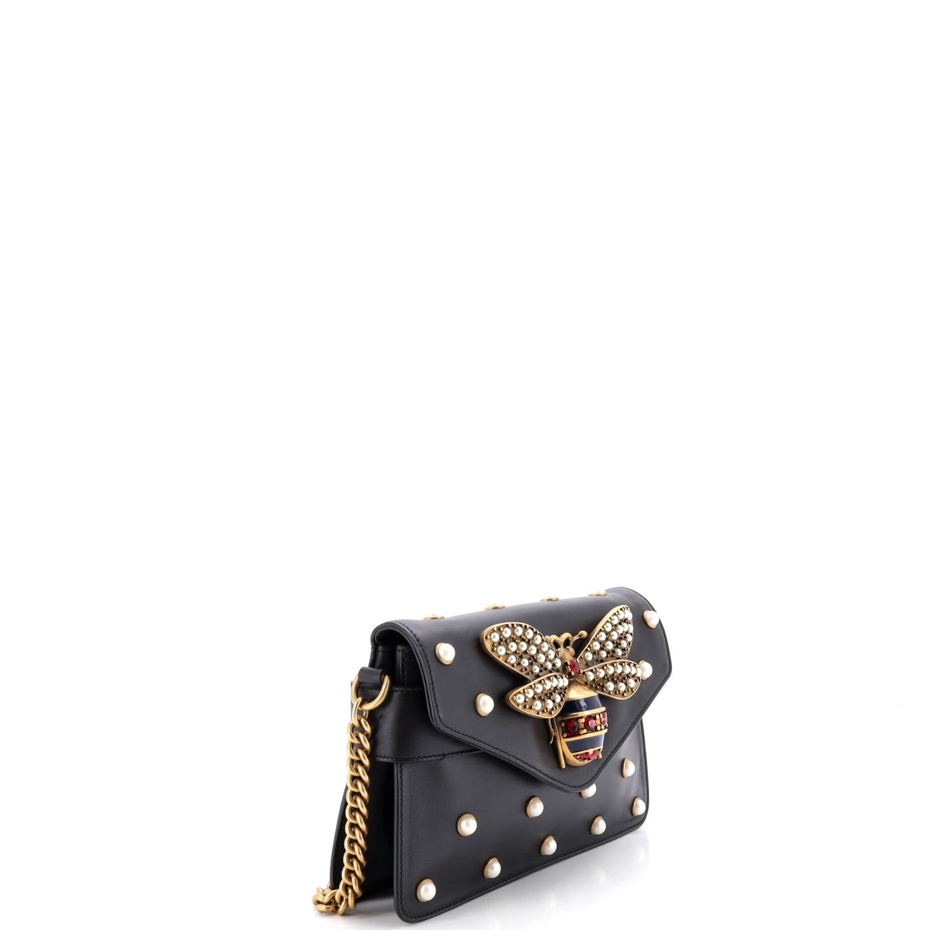 Gucci Broadway Pearly Bee Shoulder Bag Size ONE SIZE - 2 Thumbnail