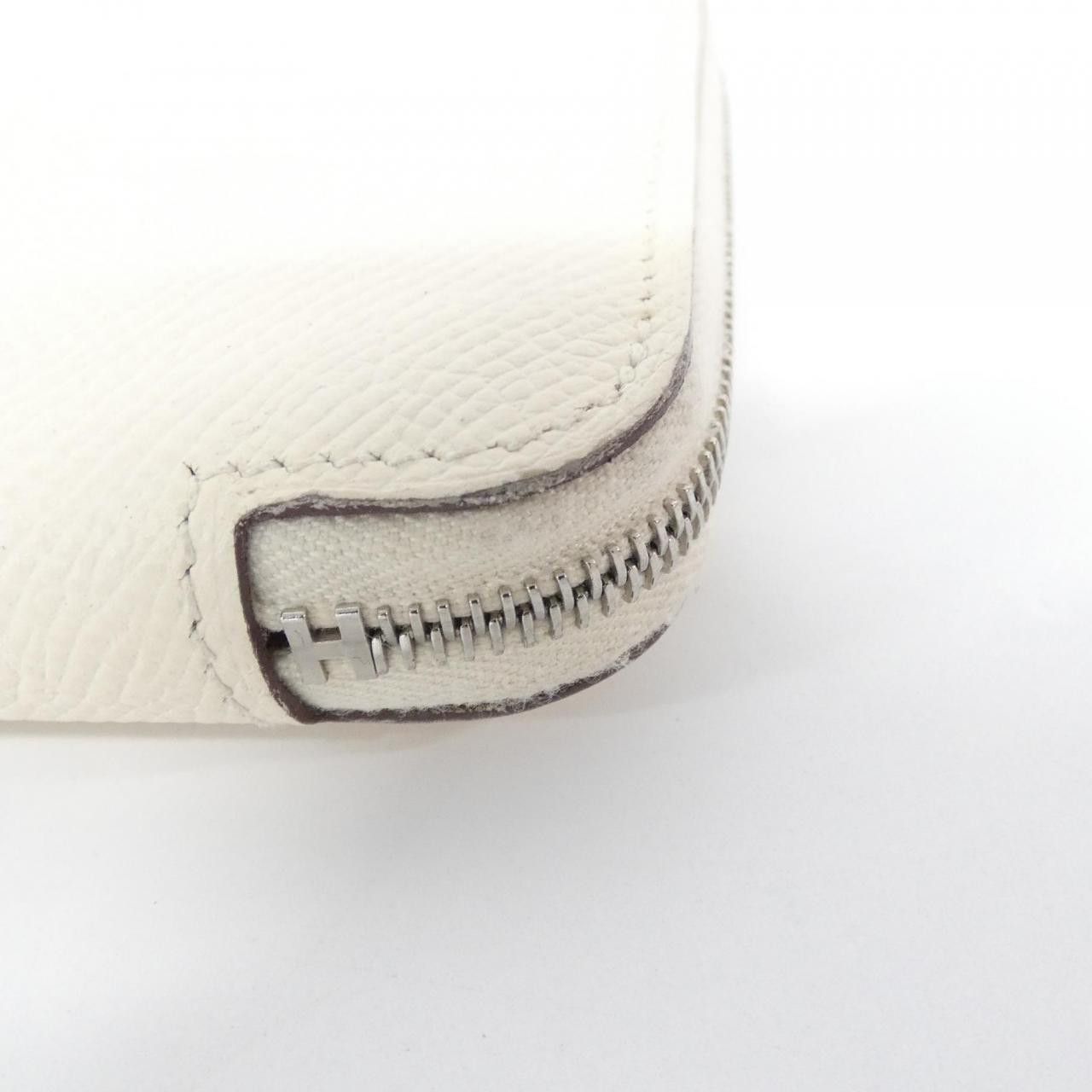 Hermes Hermes Hermes LUCKY DAISY Epsom Silk long wallet Leather Long Wallet Z DUTY FREE for USA Size ONE SIZE - 4 Thumbnail
