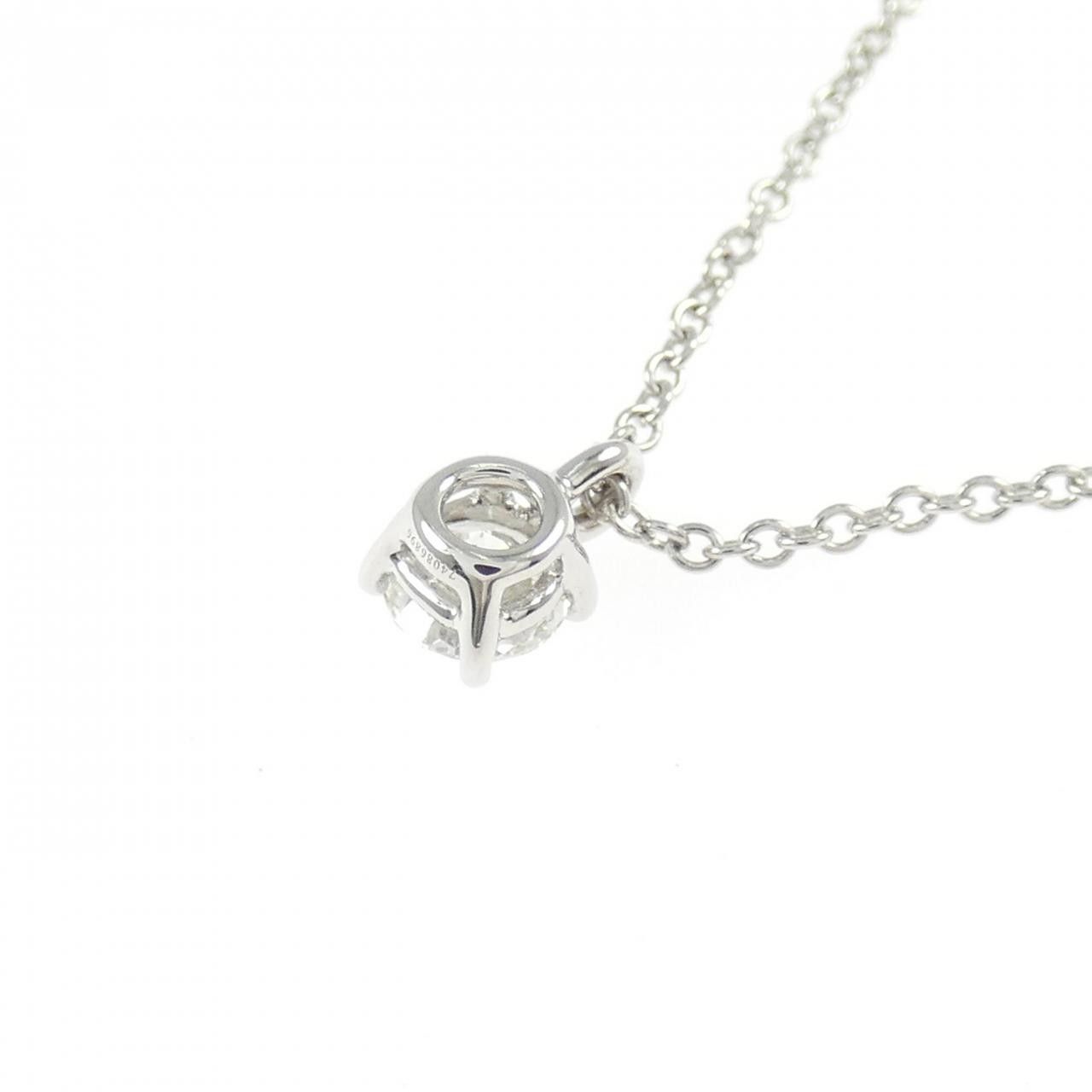 Tiffany & Co. Tiffany & Co. Tiffany Solitaire Platinum Diamond Necklace Precious Metal Necklace DUTY FREE for USA Size ONE SIZE - 4 Thumbnail