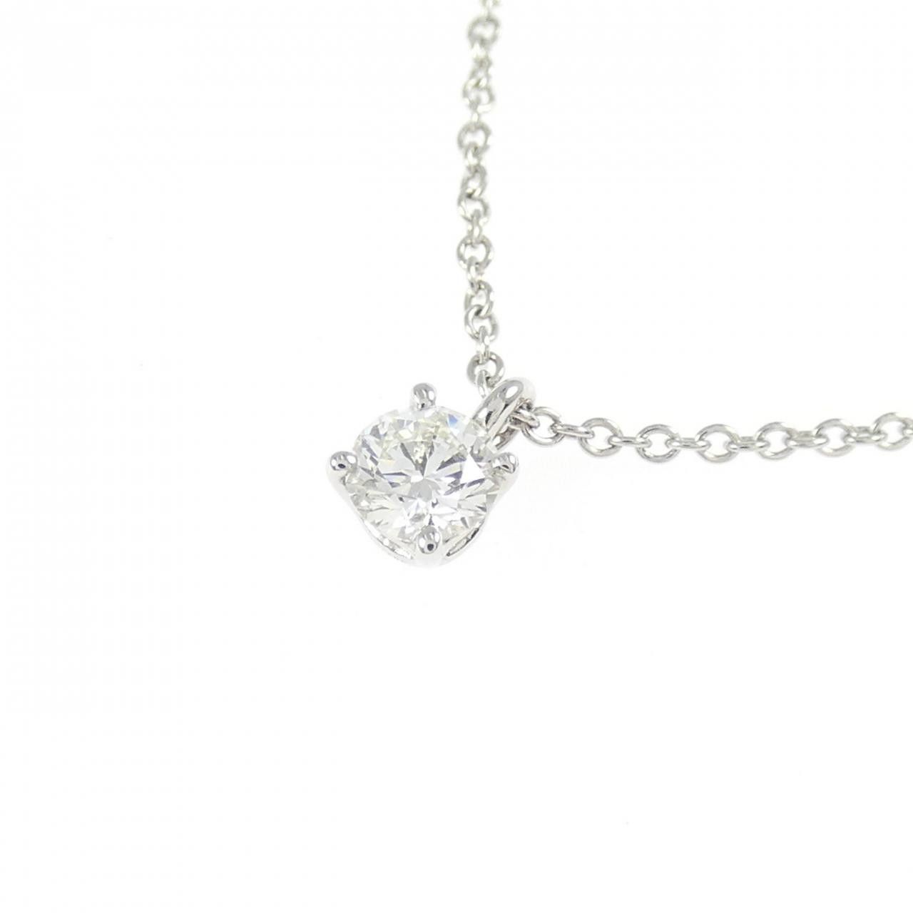 Tiffany & Co. Tiffany & Co. Tiffany Solitaire Platinum Diamond Necklace Precious Metal Necklace DUTY FREE for USA Size ONE SIZE - 3 Thumbnail