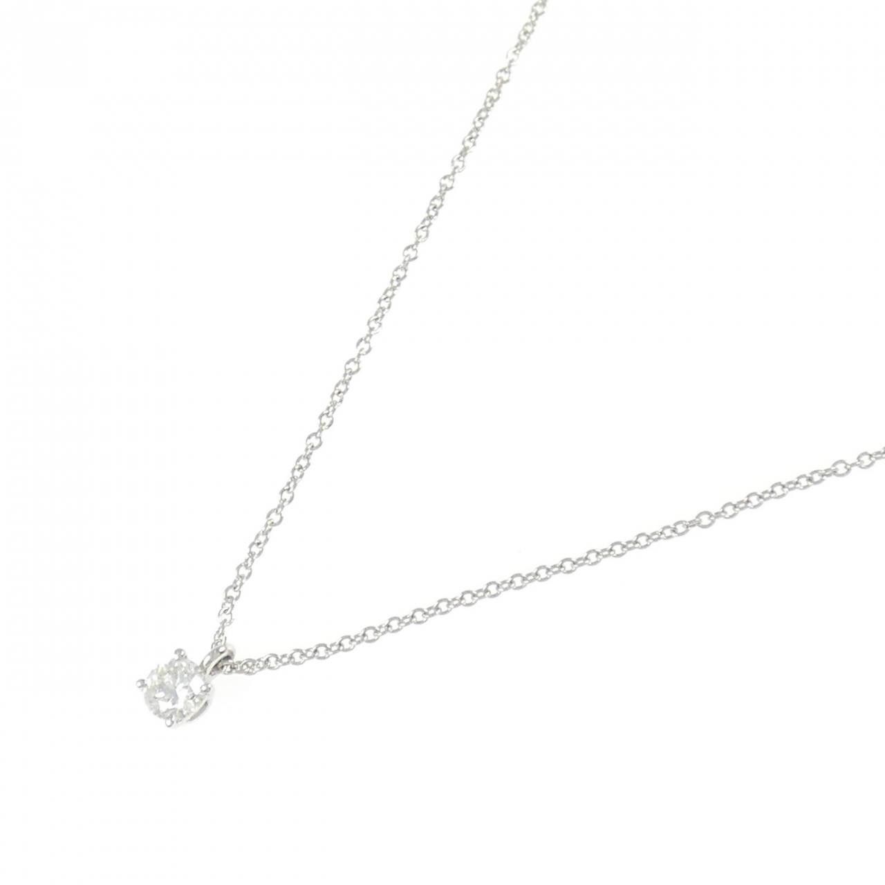 Tiffany & Co. Tiffany & Co. Tiffany Solitaire Platinum Diamond Necklace Precious Metal Necklace DUTY FREE for USA Size ONE SIZE - 2 Thumbnail