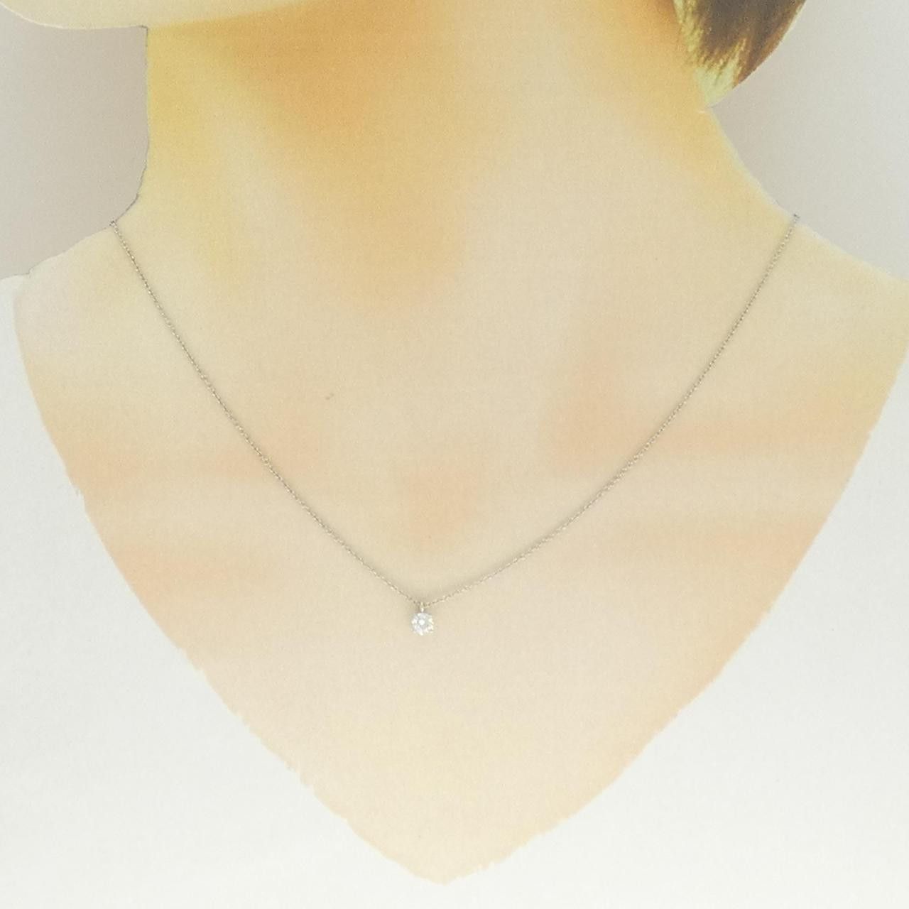 Tiffany & Co. Tiffany & Co. Tiffany Solitaire Platinum Diamond Necklace Precious Metal Necklace DUTY FREE for USA Size ONE SIZE - 6 Thumbnail