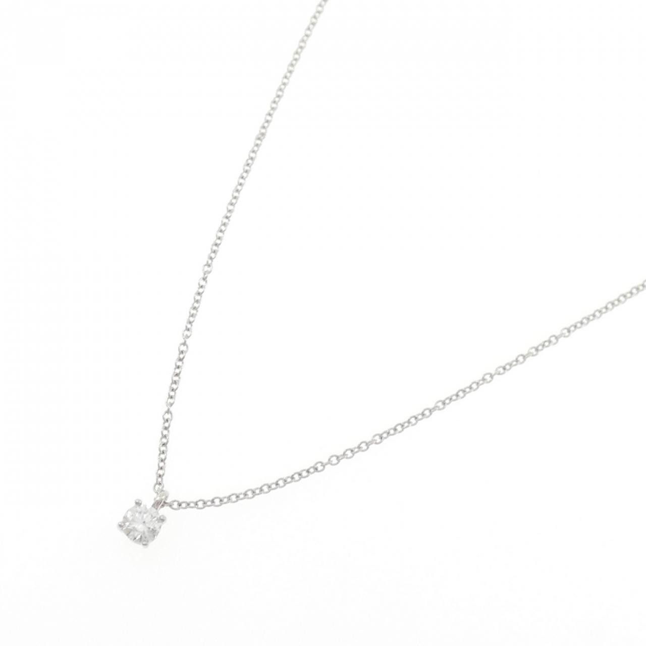 Tiffany & Co. Tiffany & Co. Tiffany Solitaire Platinum Necklace Precious Metal Necklace DUTY FREE for USA Size ONE SIZE - 2 Thumbnail