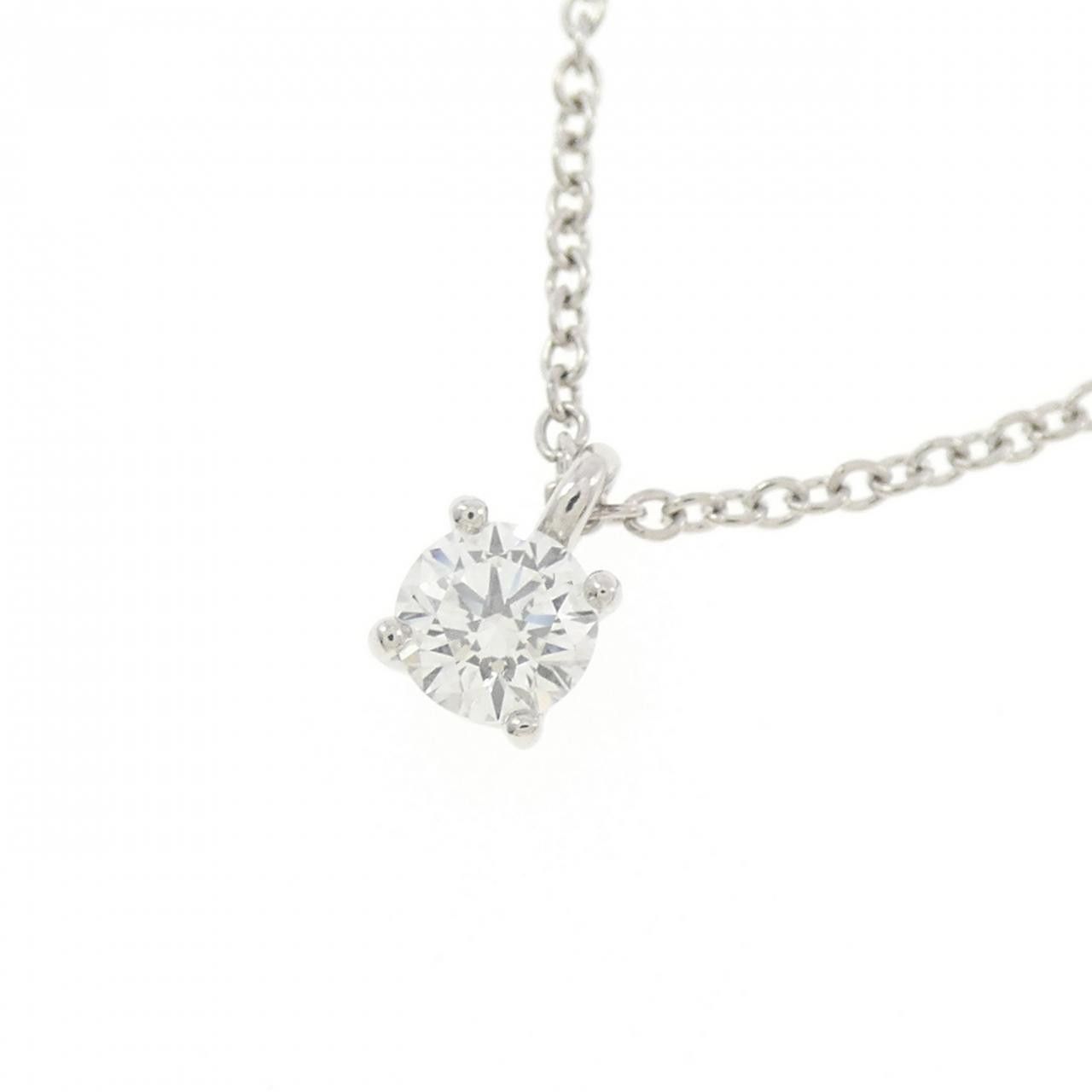Tiffany & Co. Tiffany & Co. Tiffany Solitaire Platinum Necklace Precious Metal Necklace DUTY FREE for USA Size ONE SIZE - 3 Thumbnail