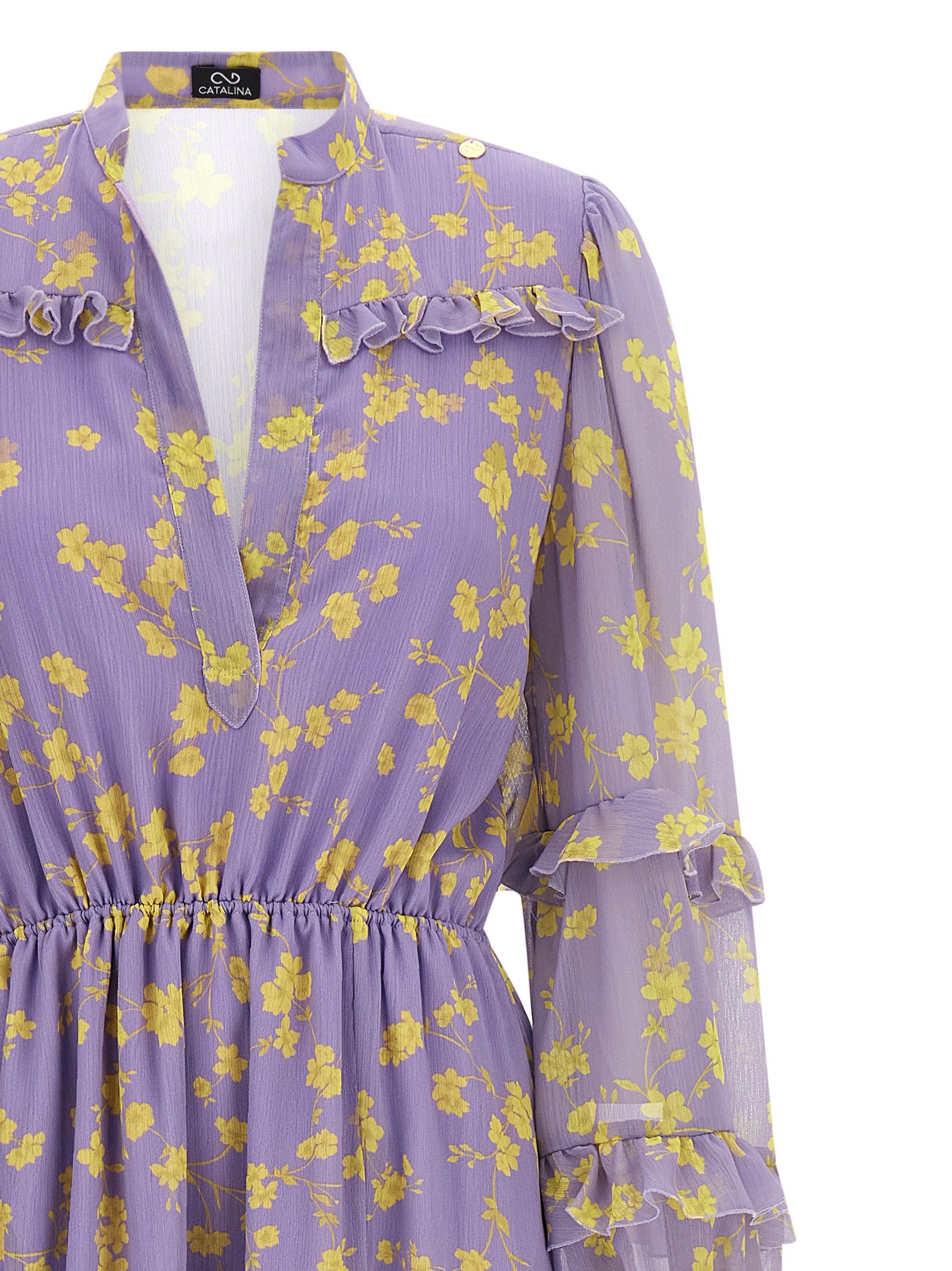 Catalina Chiffon dress Size S / US 4 / IT 40 - 3 Thumbnail