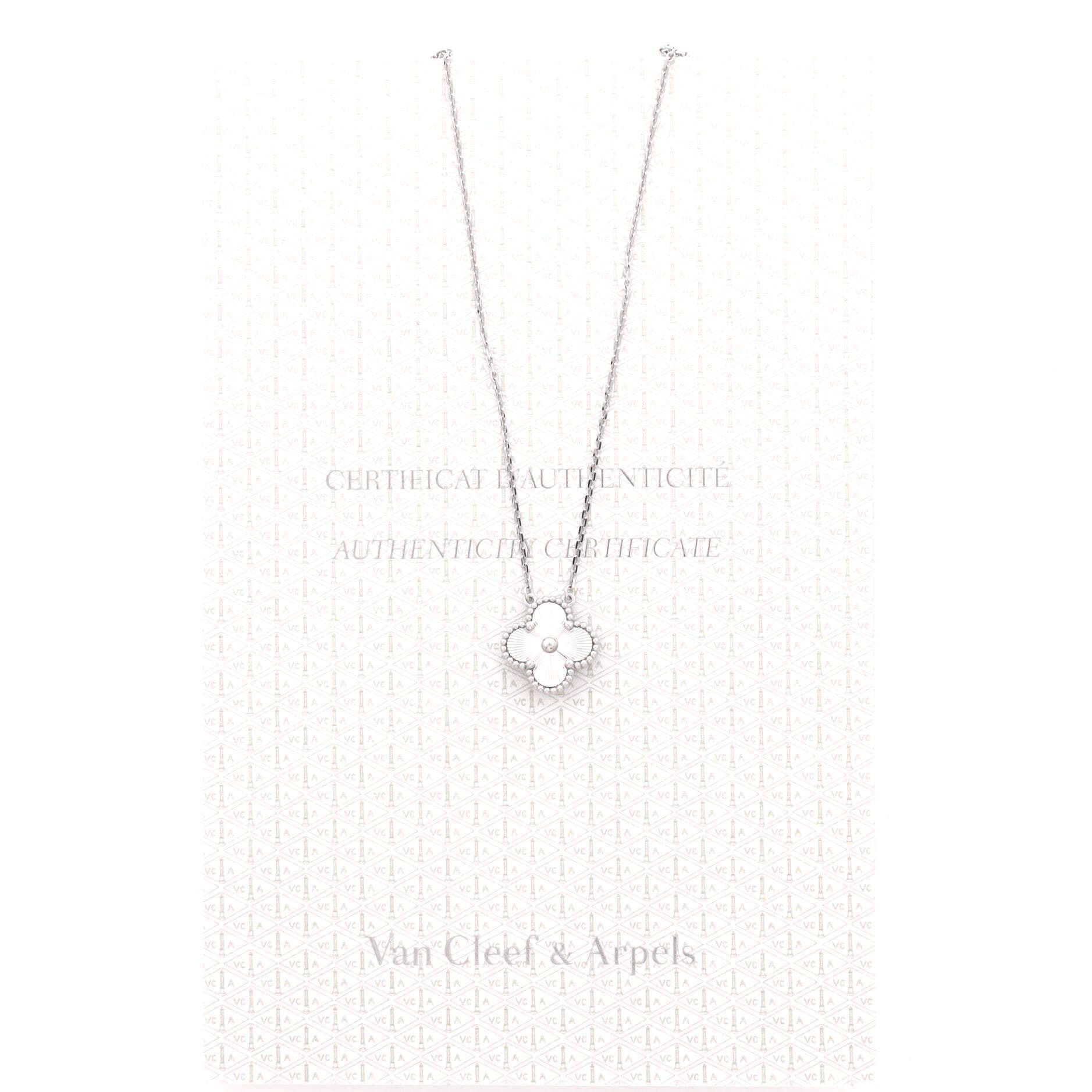 Van Cleef & Arpels Vintage Alhambra Pendant Necklace Size ONE SIZE - 2 Thumbnail
