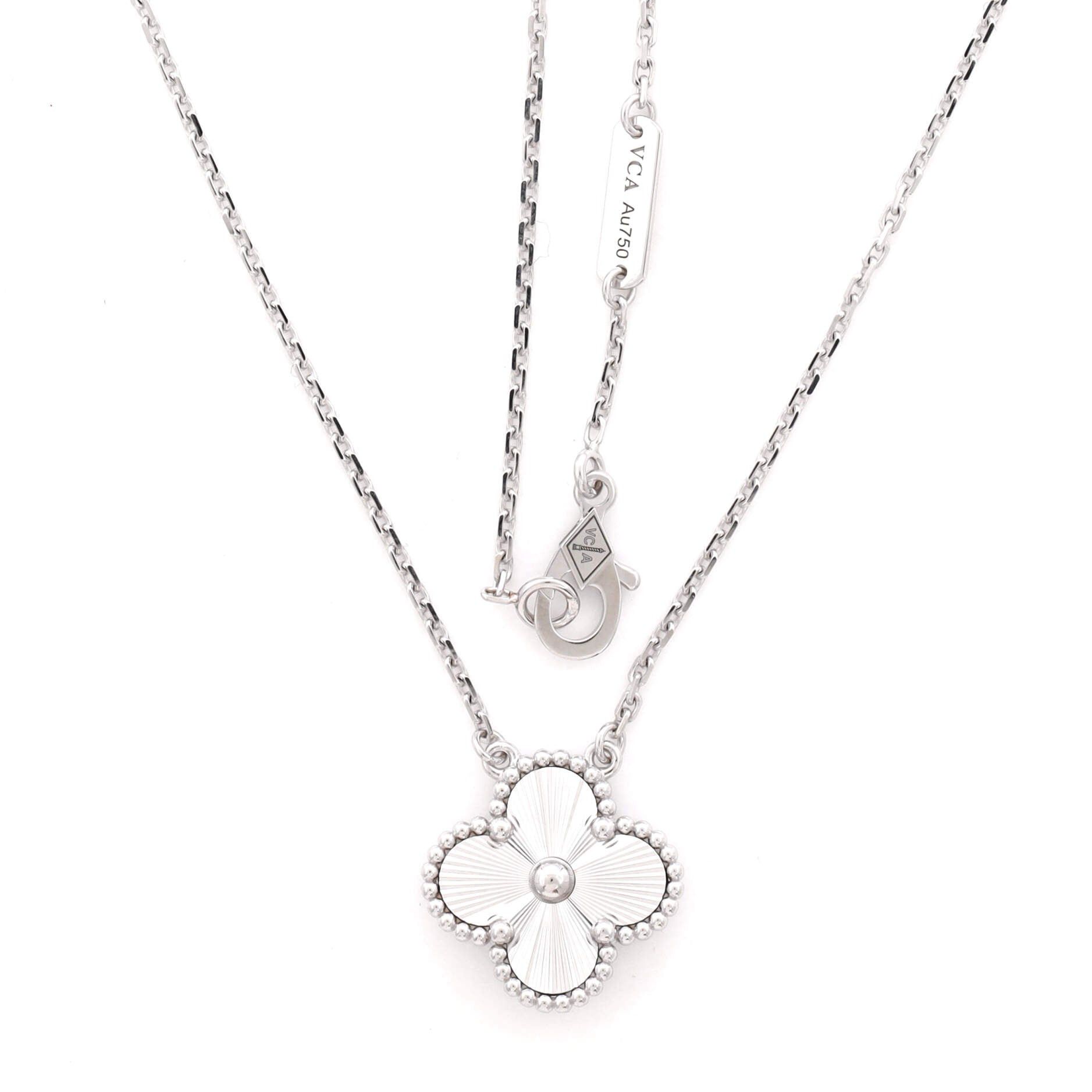 Van Cleef & Arpels Vintage Alhambra Pendant Necklace Size ONE SIZE - 3 Thumbnail