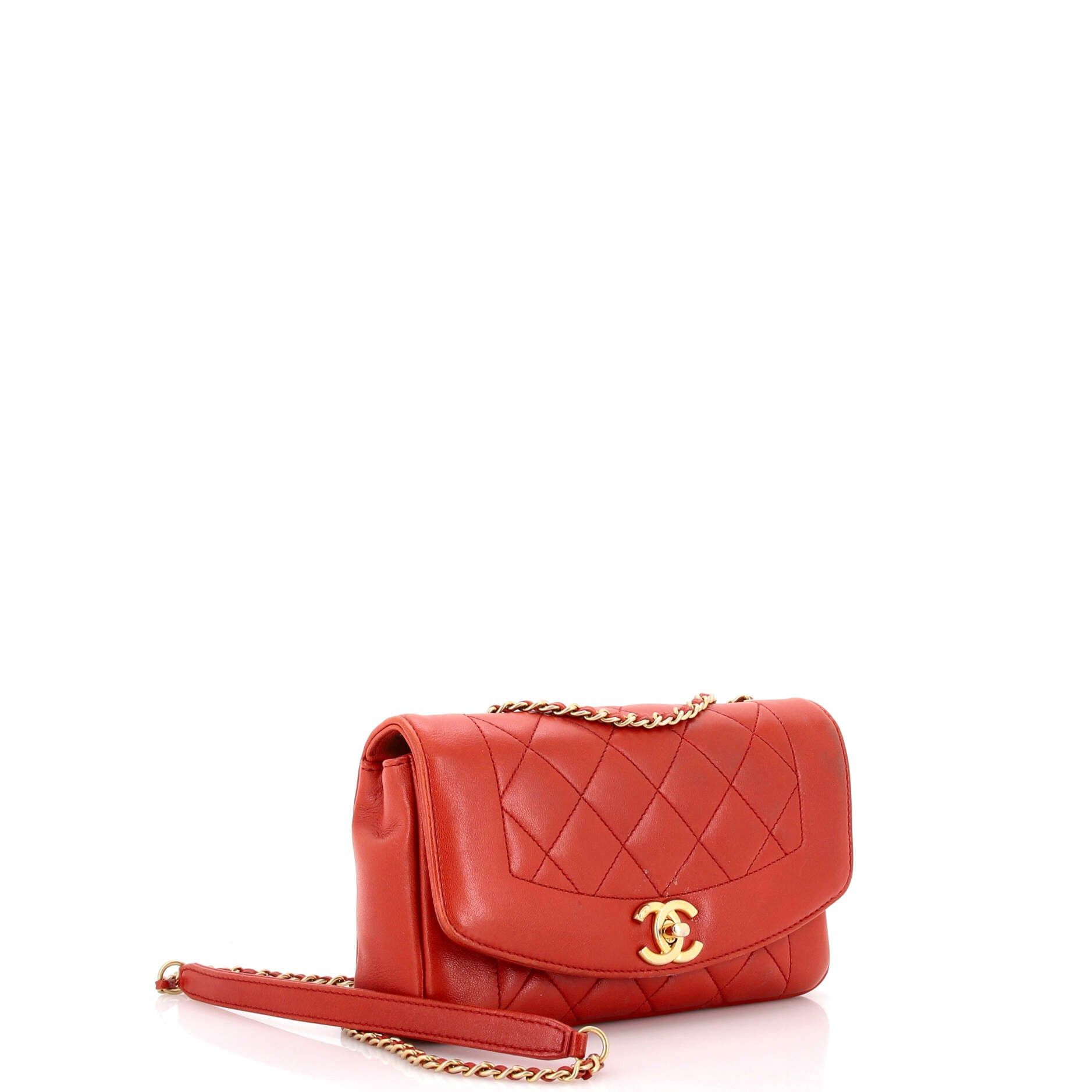 Chanel Vintage Diana Flap Bag Size ONE SIZE - 3 Thumbnail