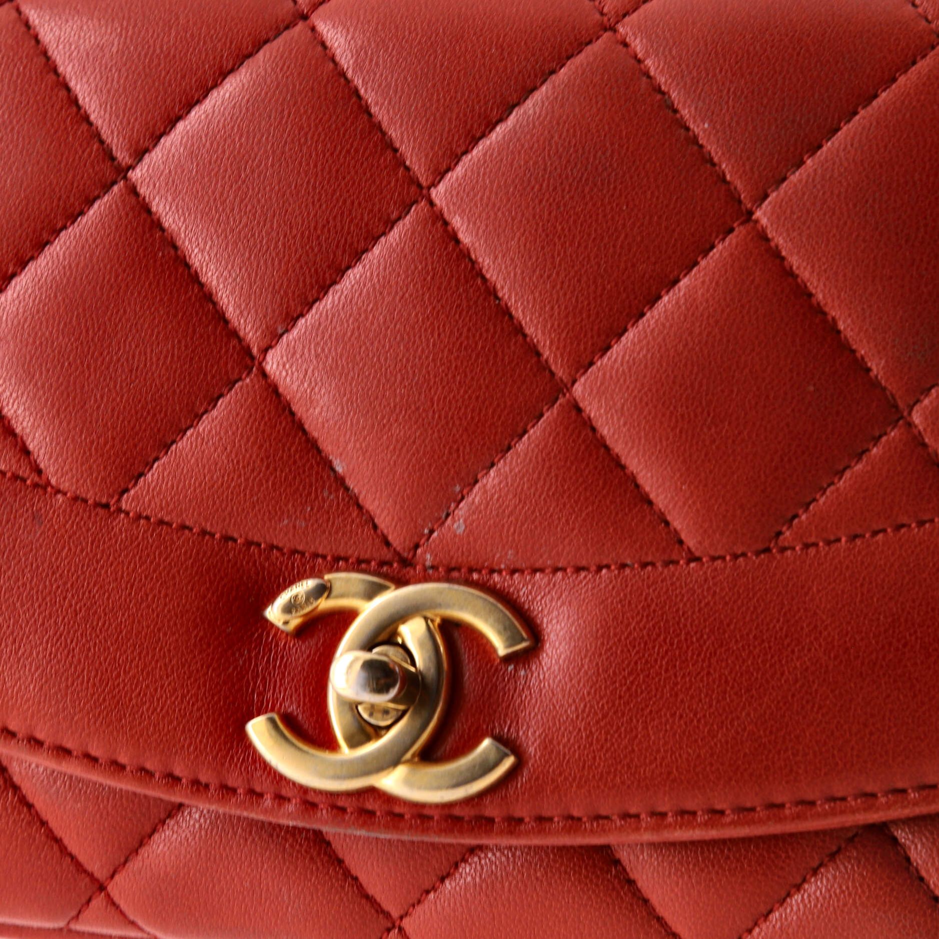 Chanel Vintage Diana Flap Bag Size ONE SIZE - 8 Thumbnail