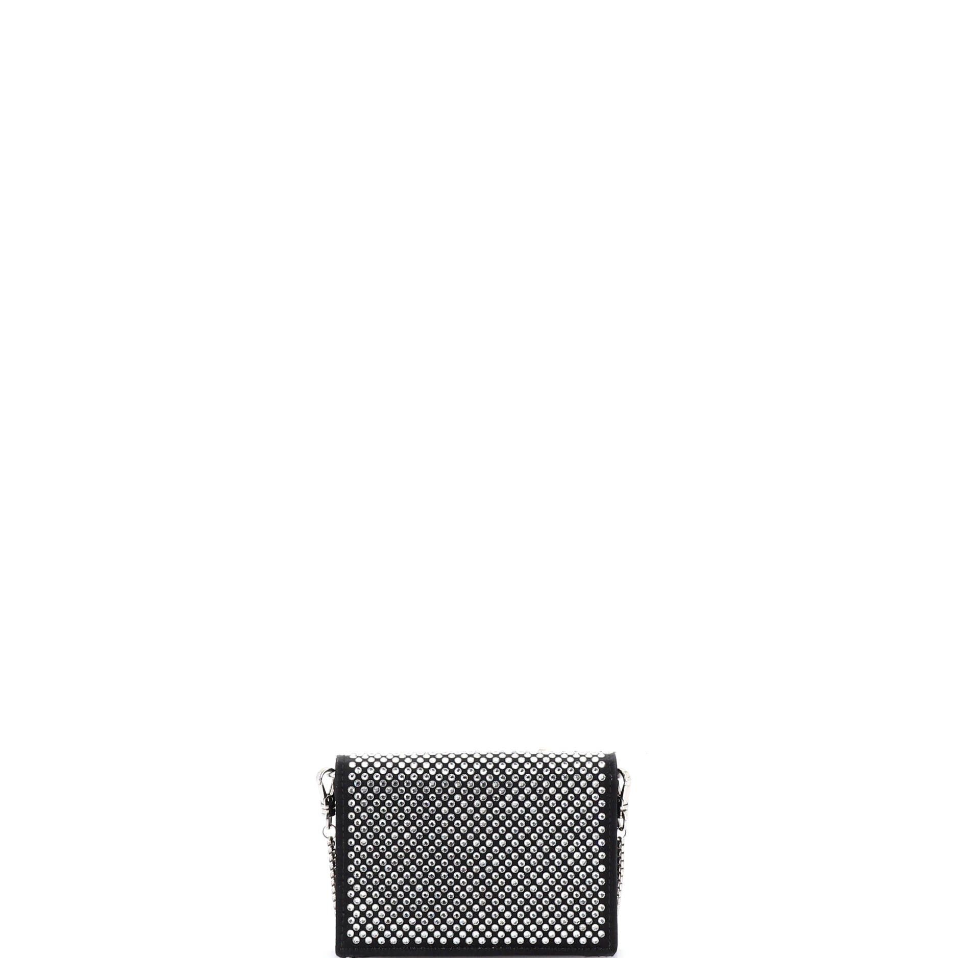 Prada Flap Card Holder with Chain Size ONE SIZE - 3 Thumbnail