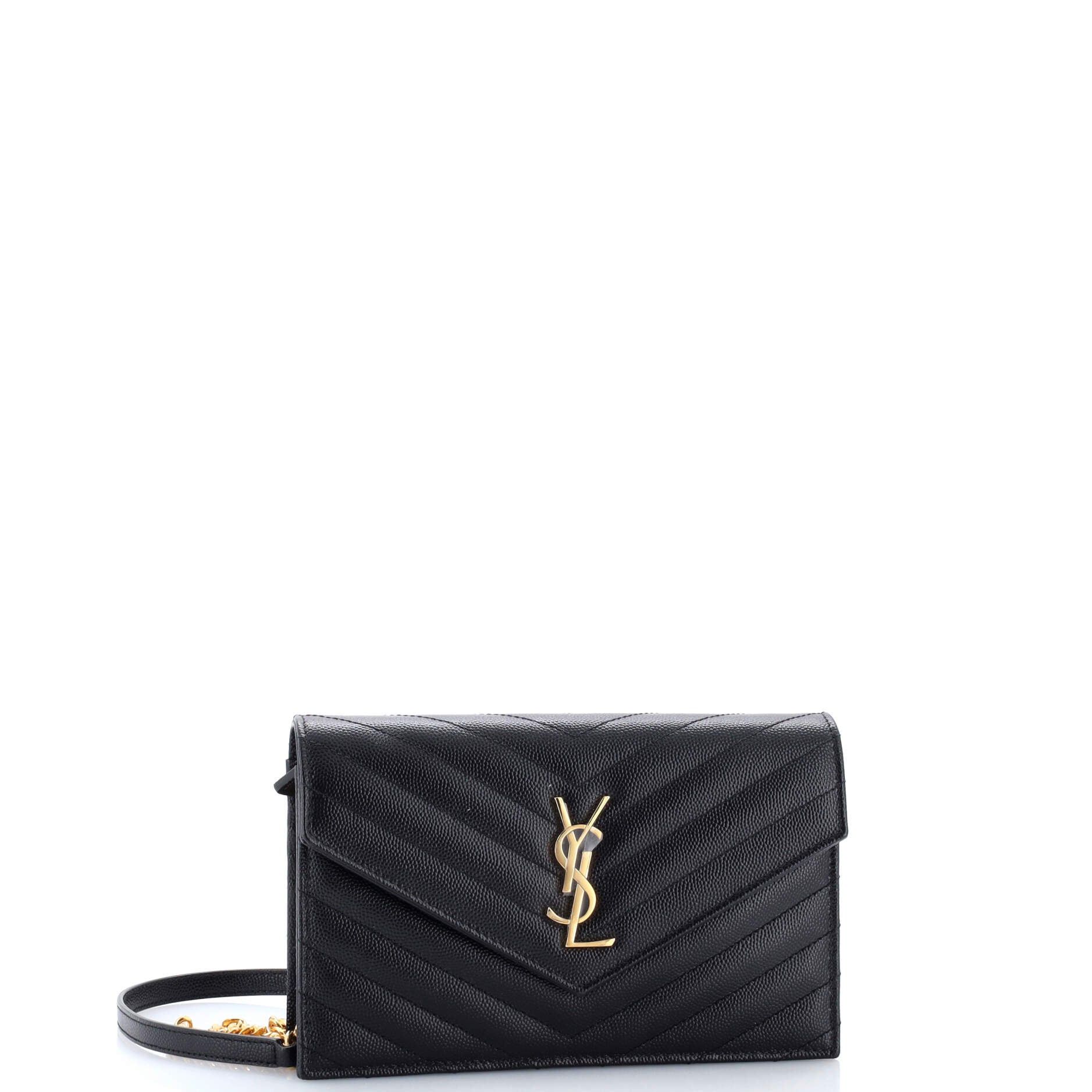 Saint Laurent Paris Classic Monogram Wallet on Chain Size ONE SIZE - 2 Thumbnail
