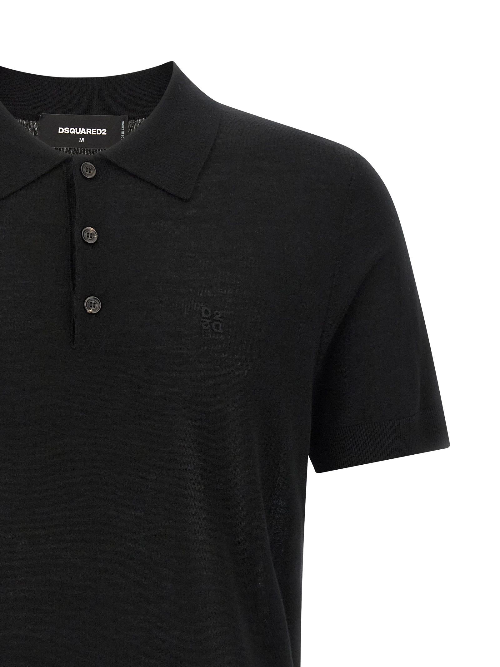 Dsquared2 Wool polo shirt Size US L / EU 52-54 / 3 - 3 Thumbnail