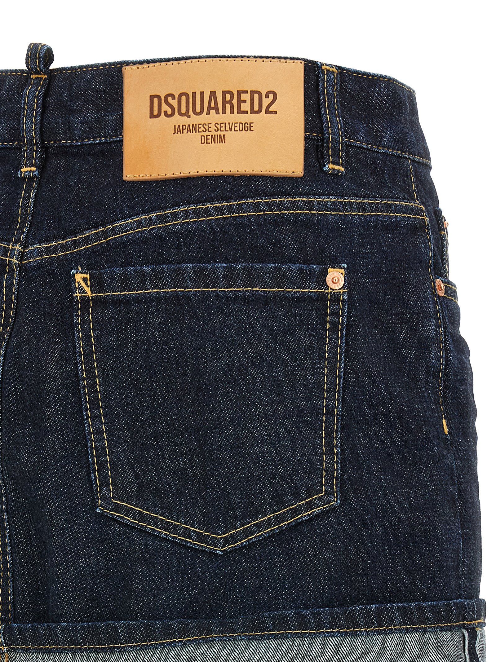 Dsquared2 'Cimosa Authentic Japanese Denim' skirt Size 27" / US 4 / IT 40 - 4 Thumbnail