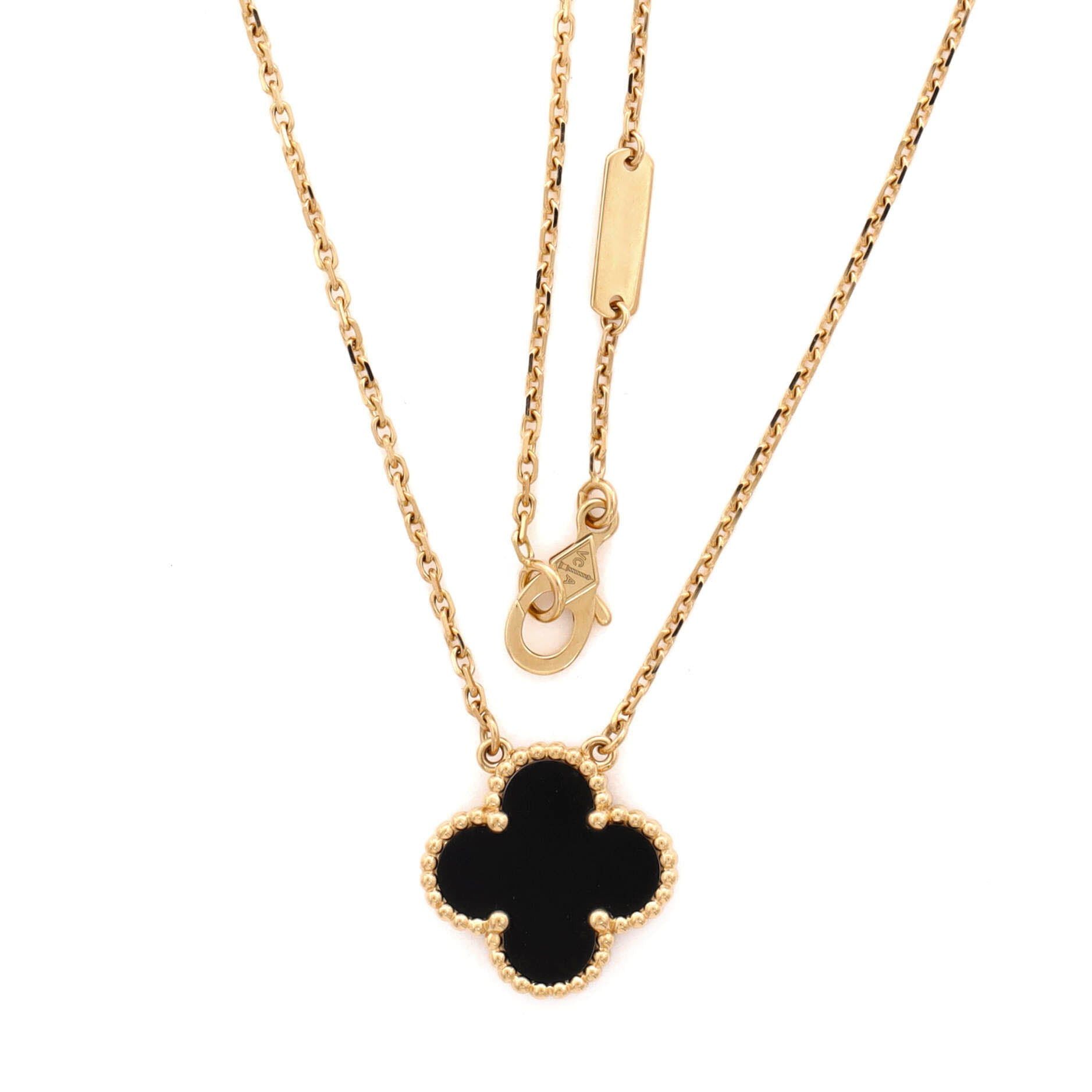 Van Cleef & Arpels Vintage Alhambra Pendant Necklace Size ONE SIZE - 3 Thumbnail