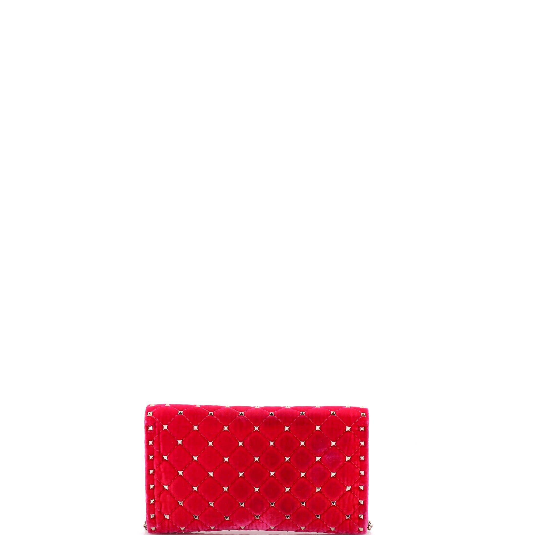 Valentino Rockstud Spike Wallet on Chain Size ONE SIZE - 3 Thumbnail