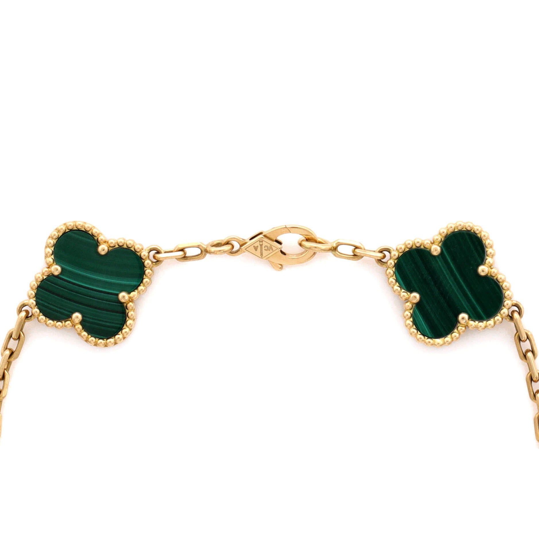 Van Cleef & Arpels Vintage Alhambra 5 Motifs Bracelet Size ONE SIZE - 3 Thumbnail