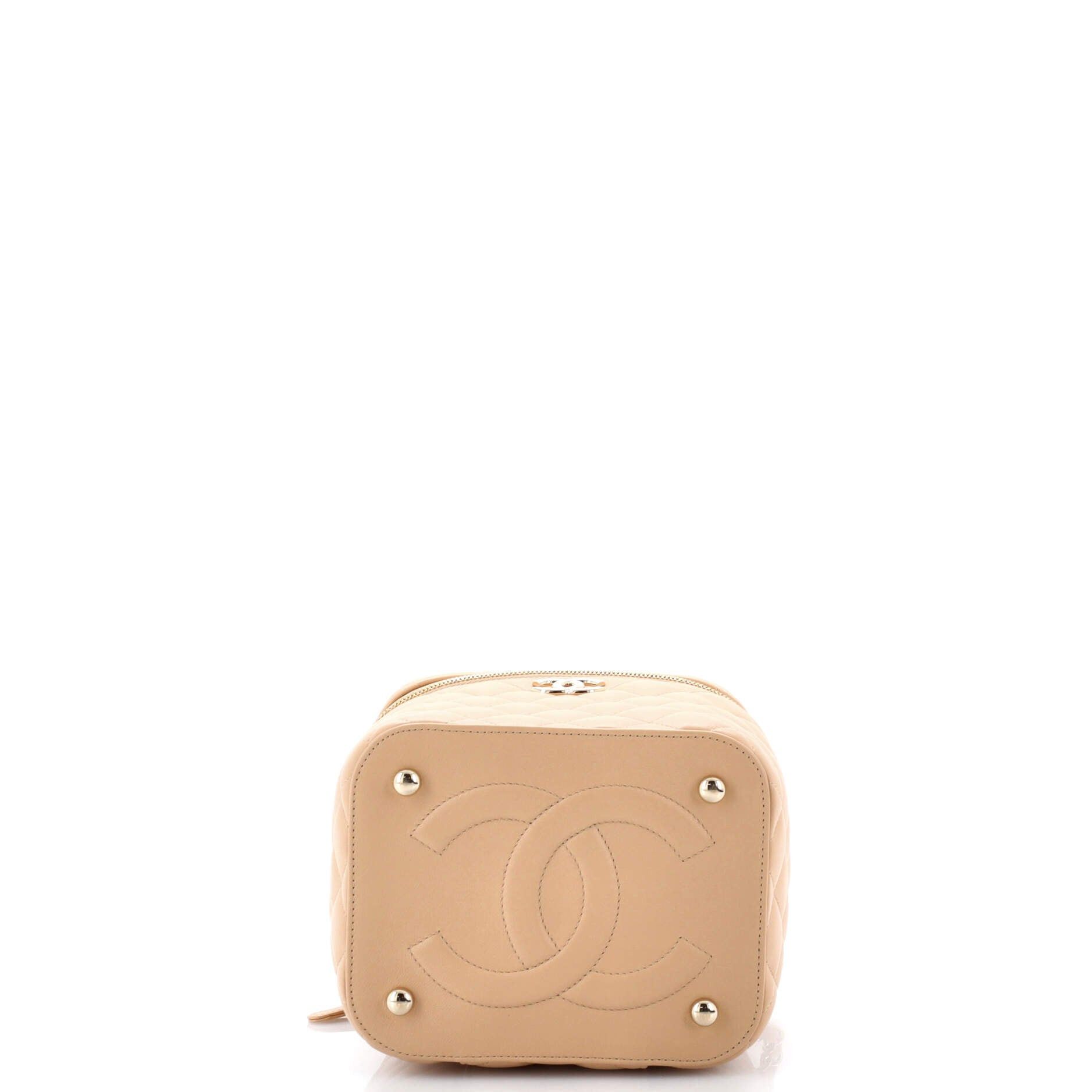 Chanel CC Top Handle Vanity Case with Chain Size ONE SIZE - 4 Thumbnail