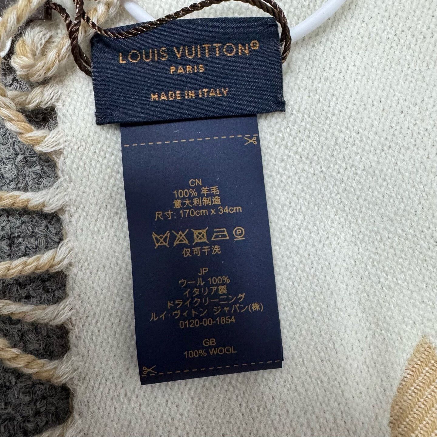 Louis Vuitton Louis Vuitton Reversible Monogram Wool Scarf Size ONE SIZE - 6 Thumbnail