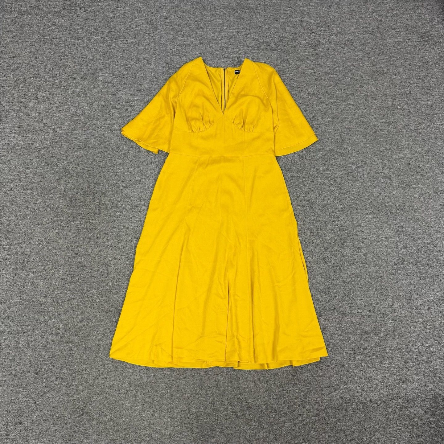 Dolce & Gabbana Dolce & Gabbana Yellow Silk Dress IT48 Size L / US 10 / IT 46 - 2 Thumbnail