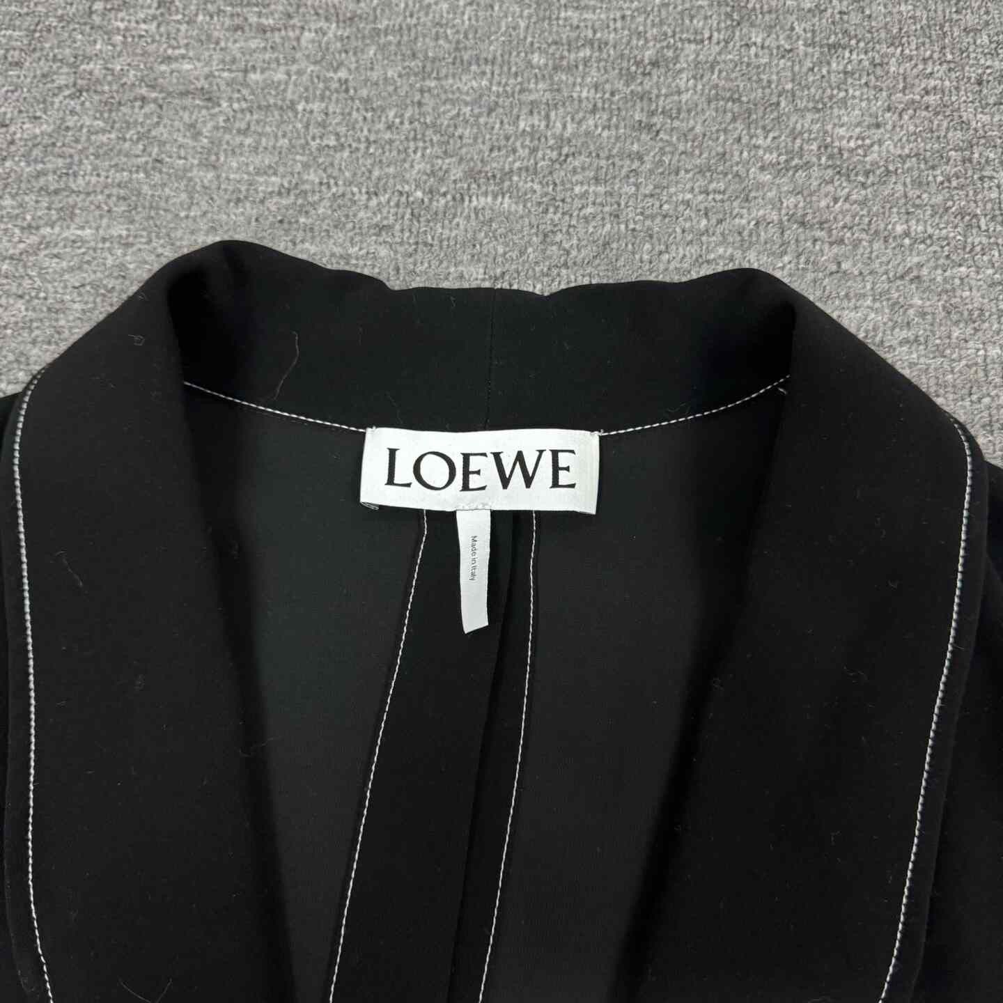 Loewe Loewe Bow White Topstitch Long Coat Size M / US 6-8 / IT 42-44 - 7 Thumbnail