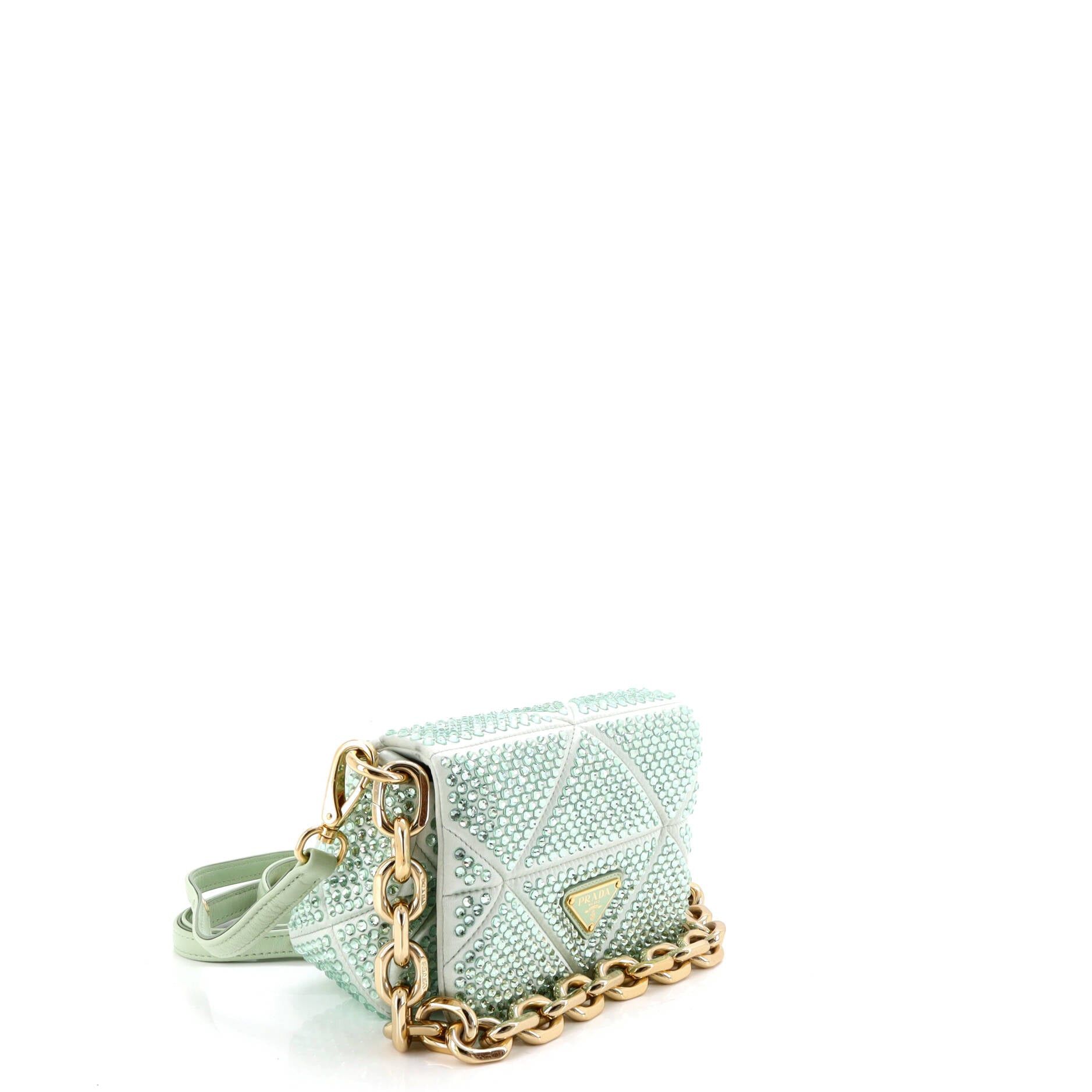 Prada Triangle Chain Flap Bag Size ONE SIZE - 2 Thumbnail