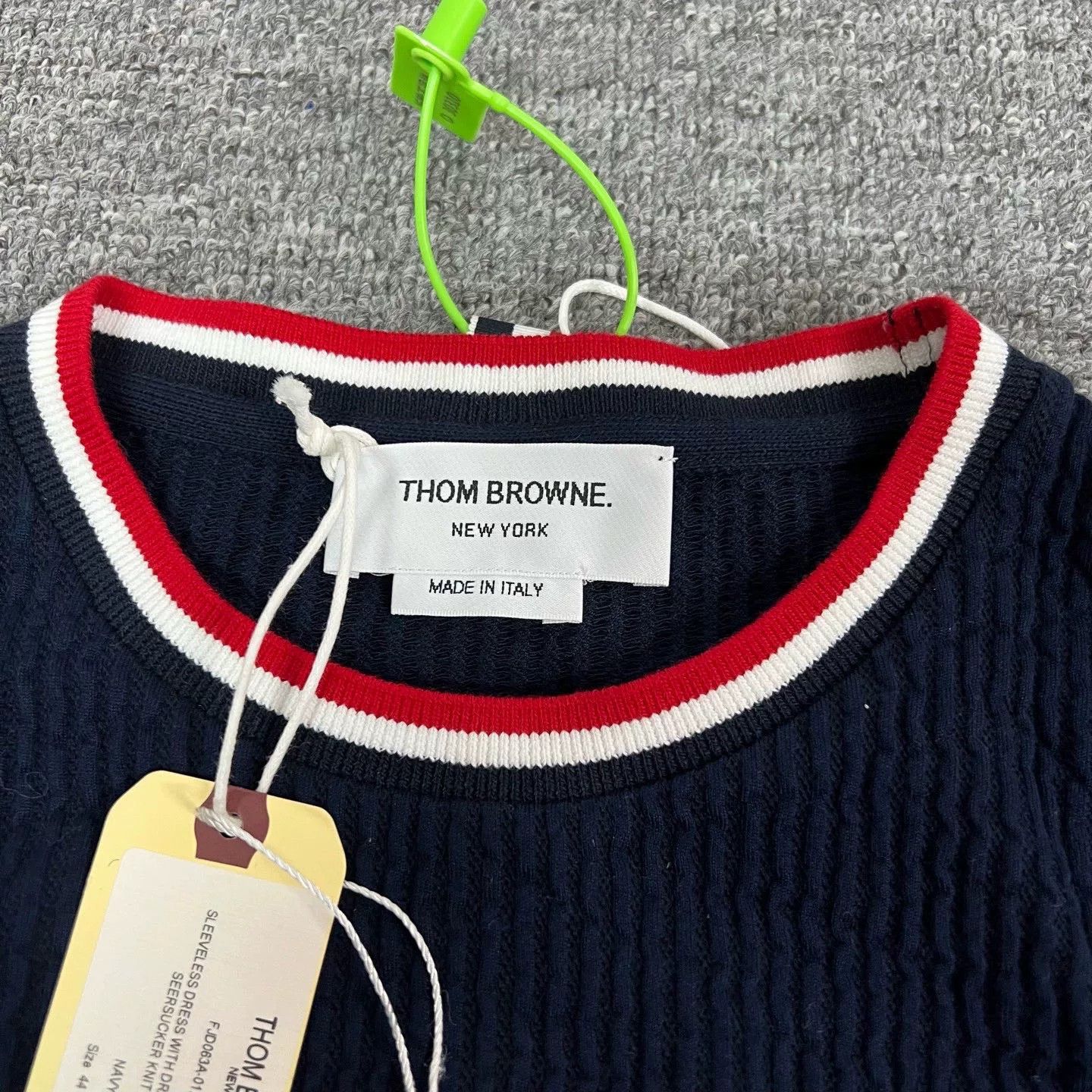 Thom Browne Thom Browne Navy Knit Sleeveless Dress Size M / US 6-8 / IT 42-44 - 4 Thumbnail
