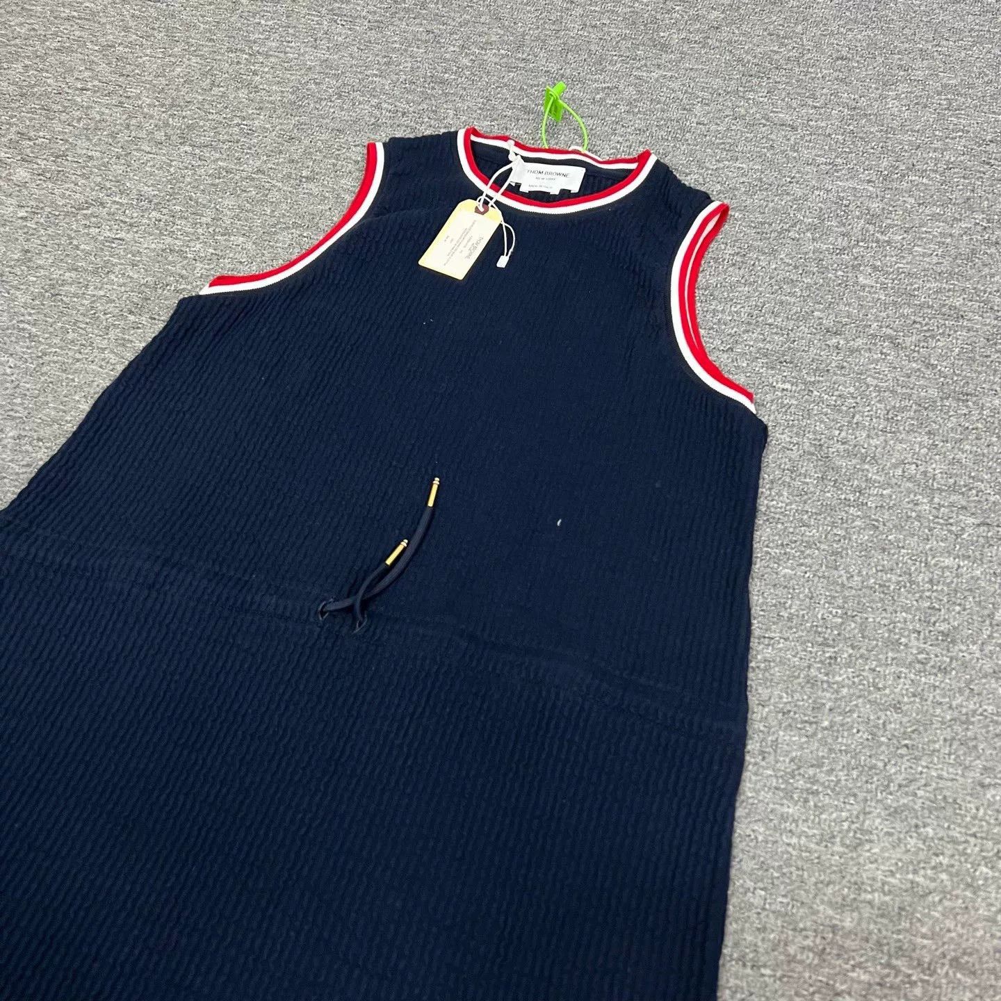 Thom Browne Thom Browne Navy Knit Sleeveless Dress Size M / US 6-8 / IT 42-44 - 2 Thumbnail