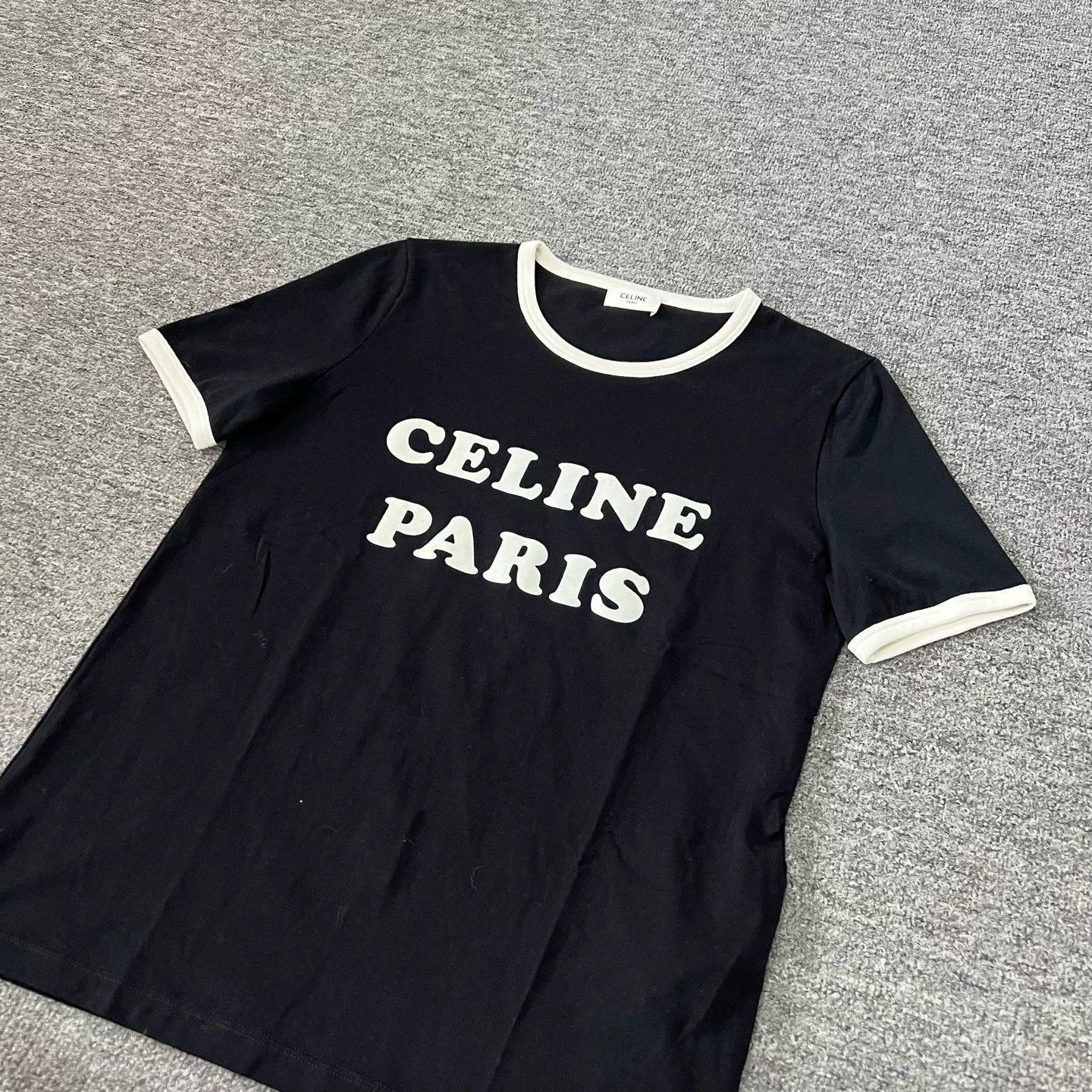 Celine Celine 2025 Large Logo Short-Sleeve T-Shirt Size S / US 4 / IT 40 - 2 Thumbnail