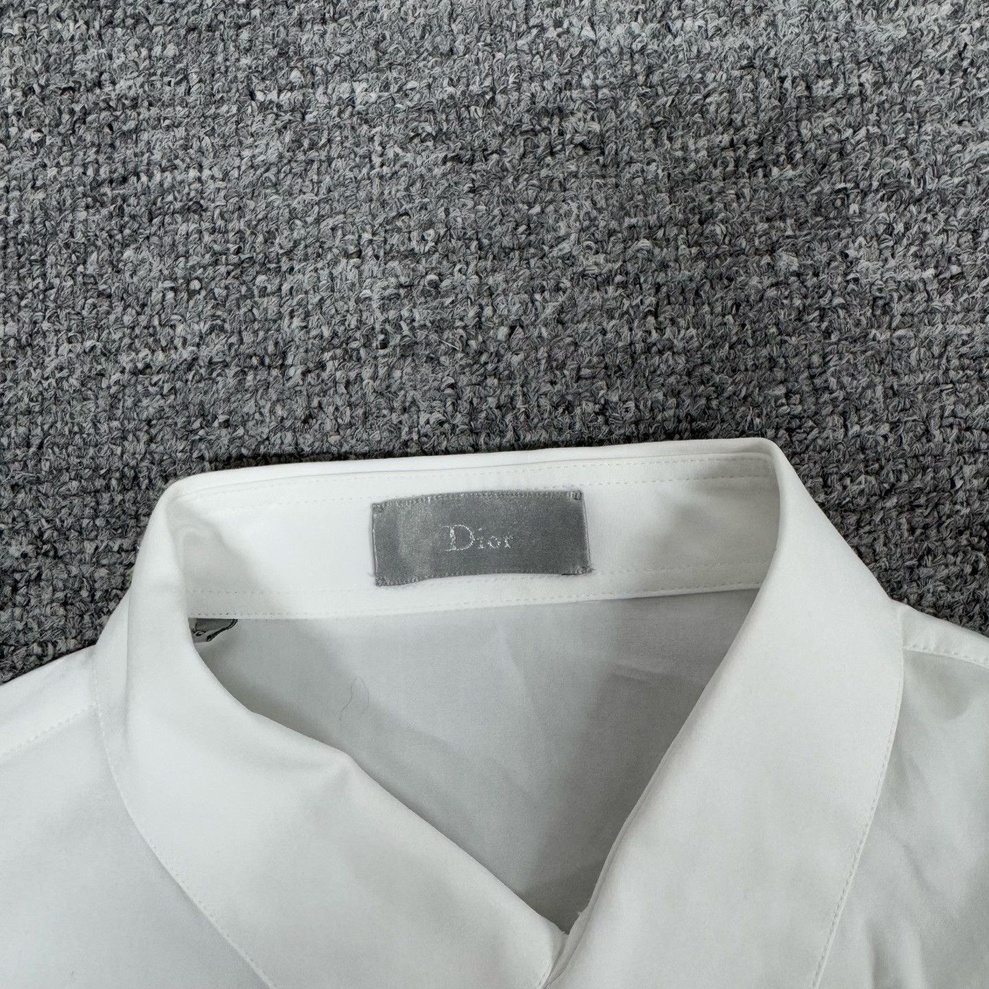 Dior DIOR Bee Embroidery White Long-Sleeve Shirt Size S / US 4 / IT 40 - 3 Thumbnail