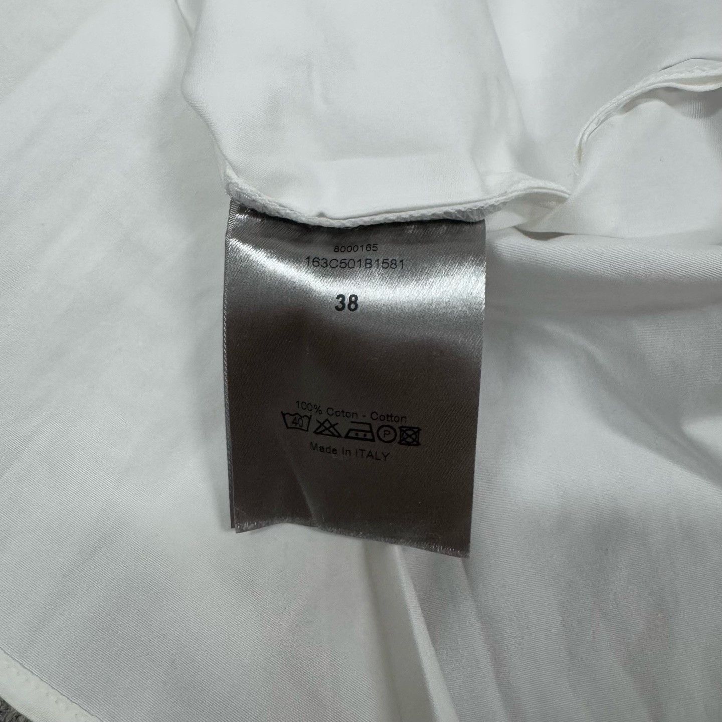 Dior DIOR Bee Embroidery White Long-Sleeve Shirt Size S / US 4 / IT 40 - 2 Thumbnail