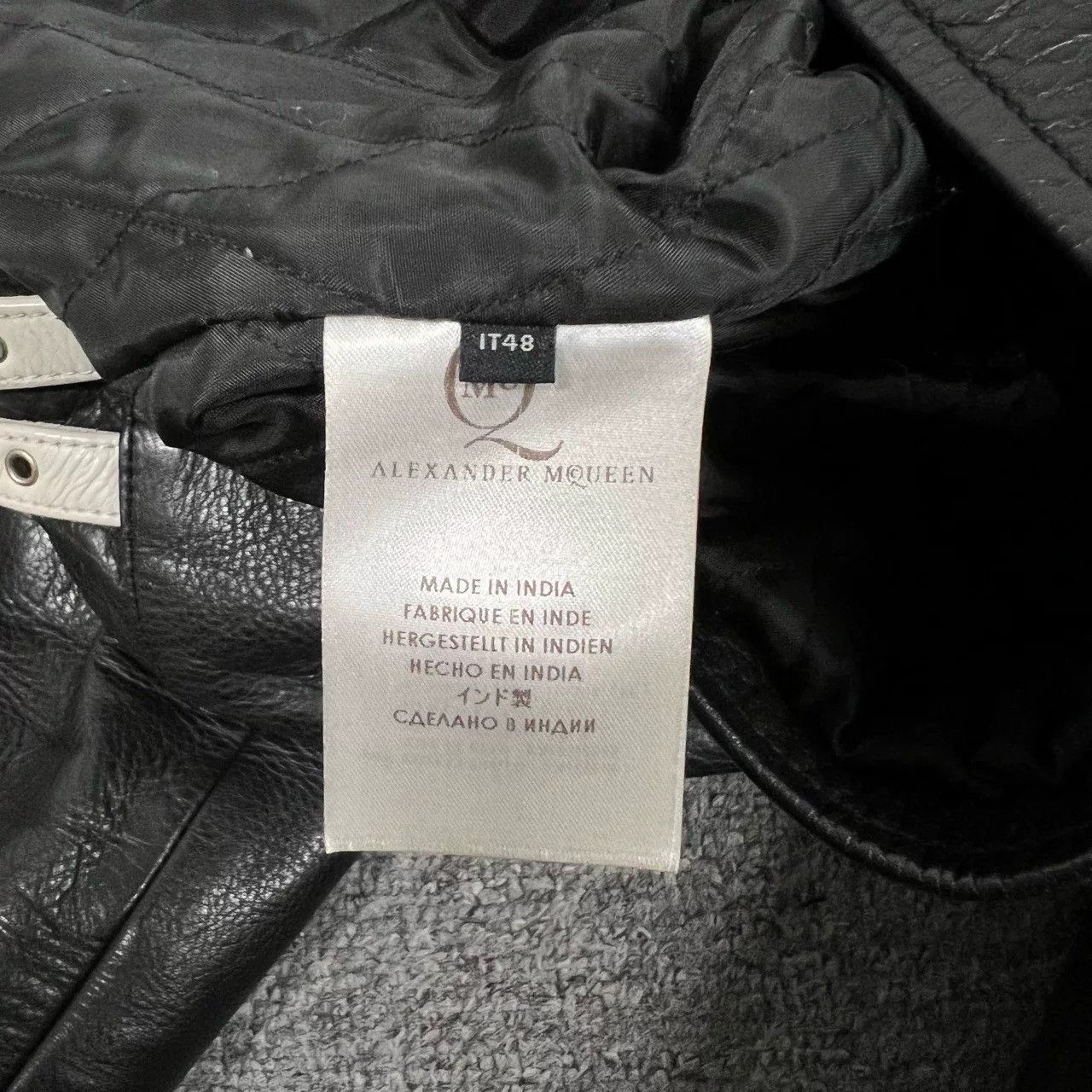 Alexander McQueen Alexander McQueen Classic Leather Jacket Size US M / EU 48-50 / 2 - 6 Thumbnail