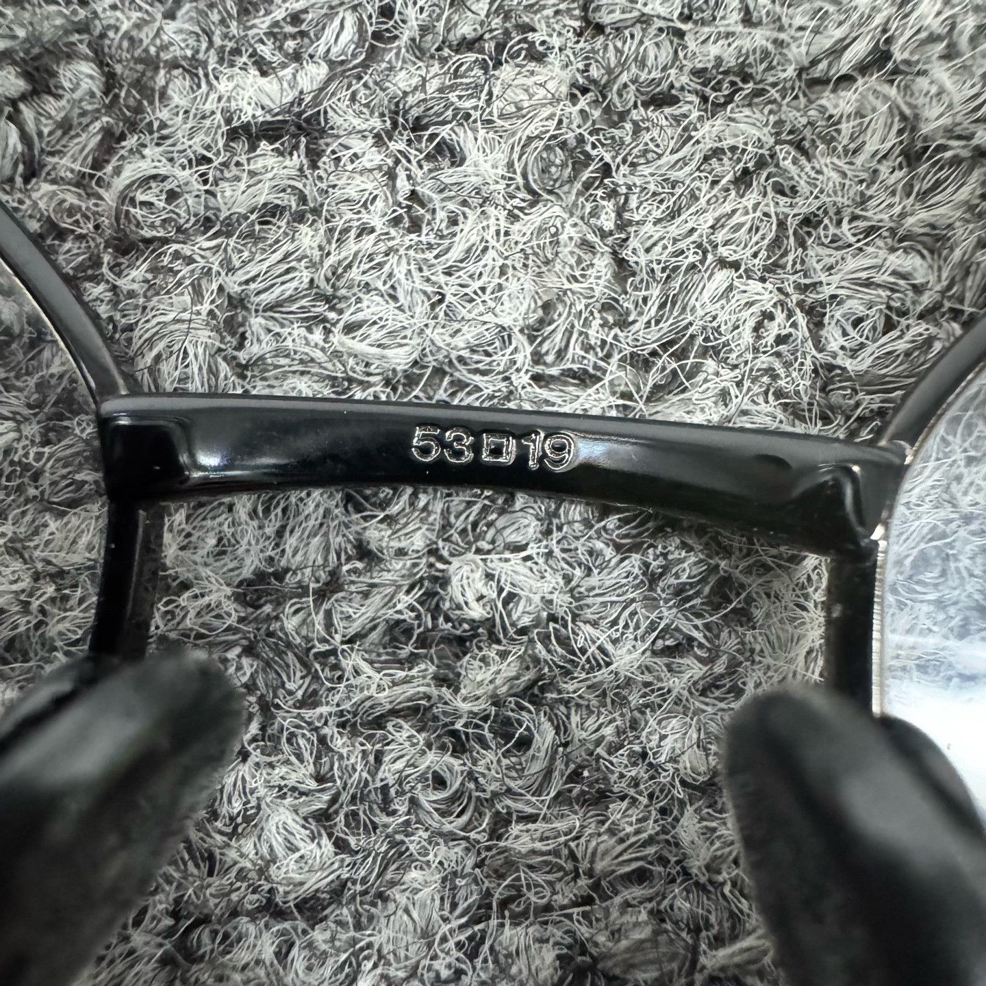 Prada Prada Triangle Logo Black Eyeglass Frame Size ONE SIZE - 6 Thumbnail