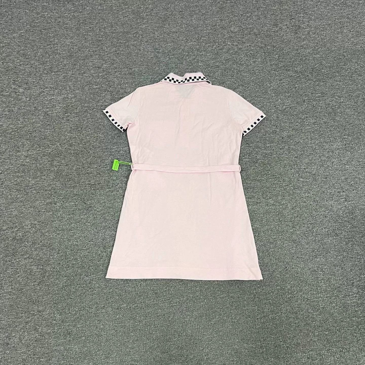 Louis Vuitton Louis Vuitton Pink Checkerboard Polo Dress Size XS / US 0-2 / IT 36-38 - 4 Thumbnail