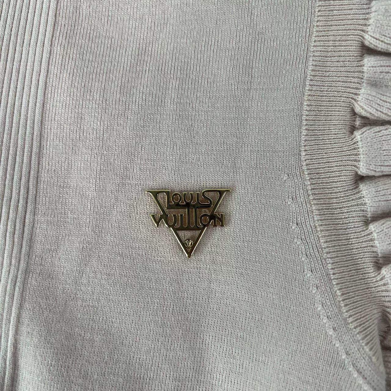 Louis Vuitton Louis Vuitton Wool Knit Dress with Metal Logo Size XS / US 0-2 / IT 36-38 - 4 Thumbnail