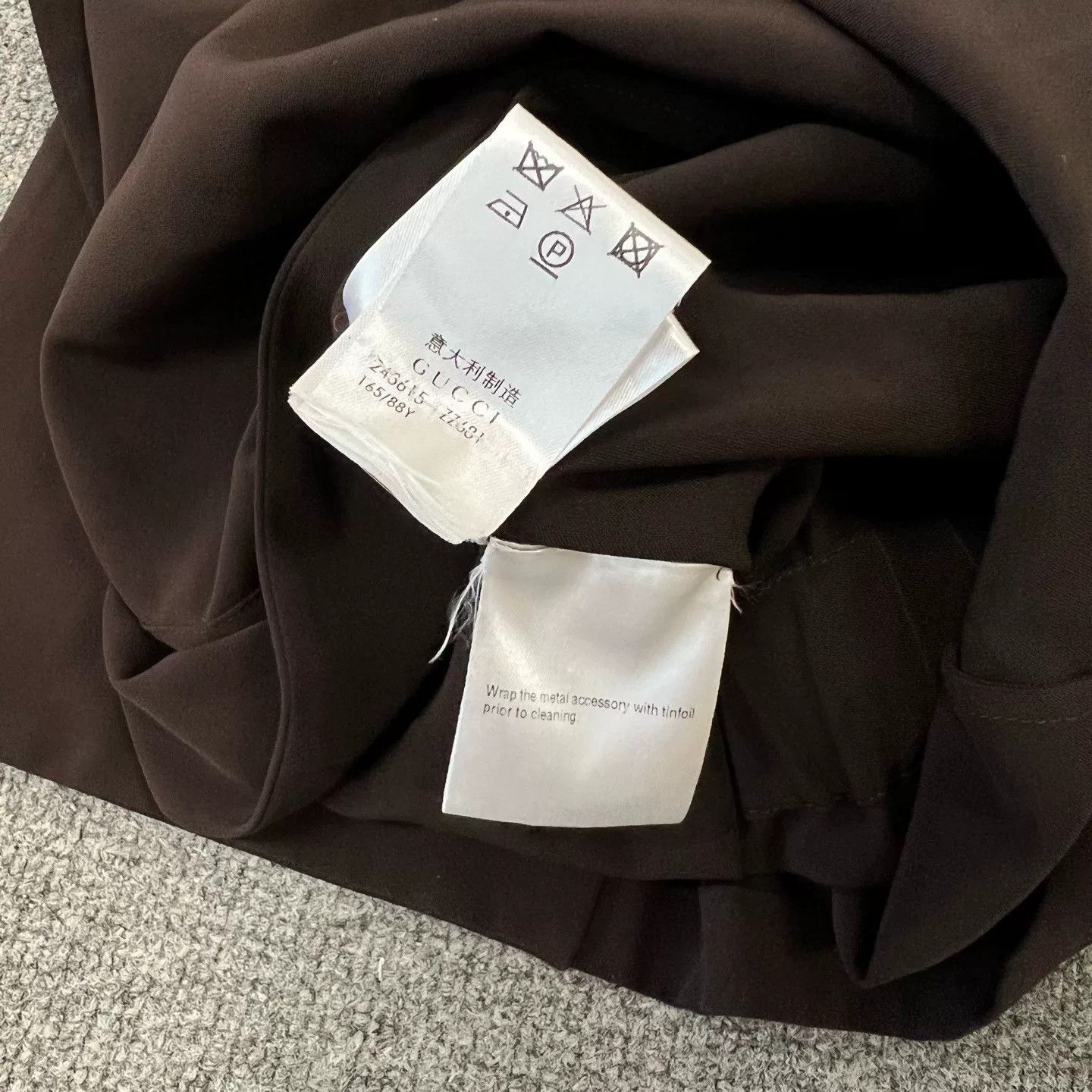 Gucci Gucci Brown Dress Size 40 Size S / US 4 / IT 40 - 3 Thumbnail