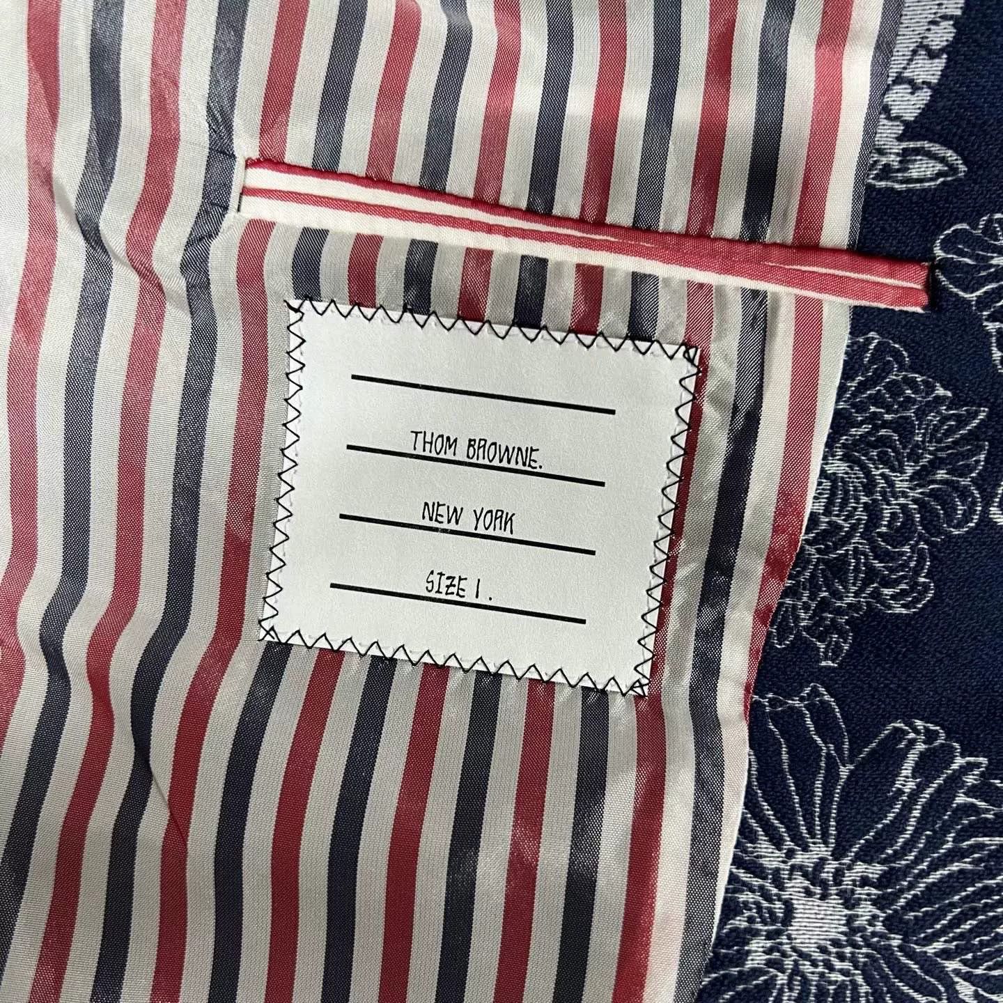 Thom Browne Thom Browne Floral Print Blazer Size US S / EU 44-46 / 1 - 7 Thumbnail