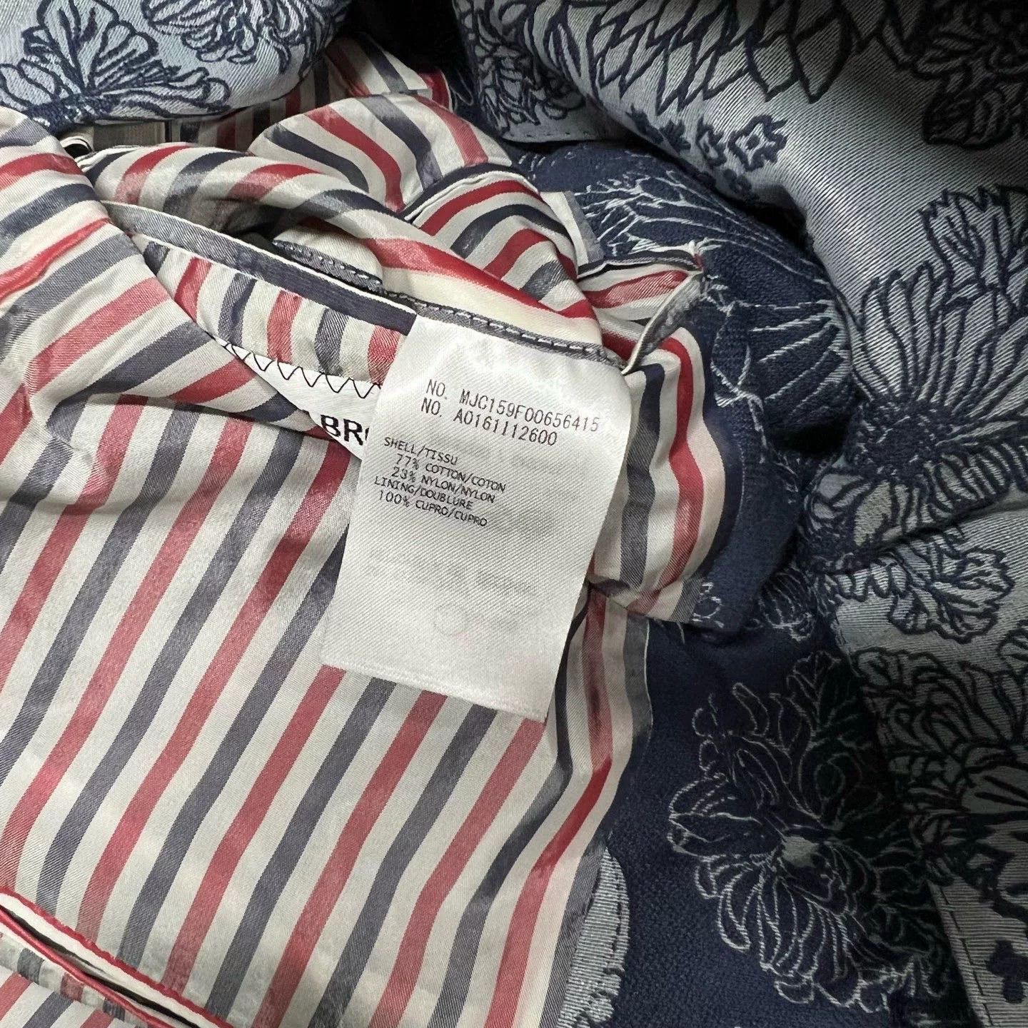 Thom Browne Thom Browne Floral Print Blazer Size US S / EU 44-46 / 1 - 6 Thumbnail
