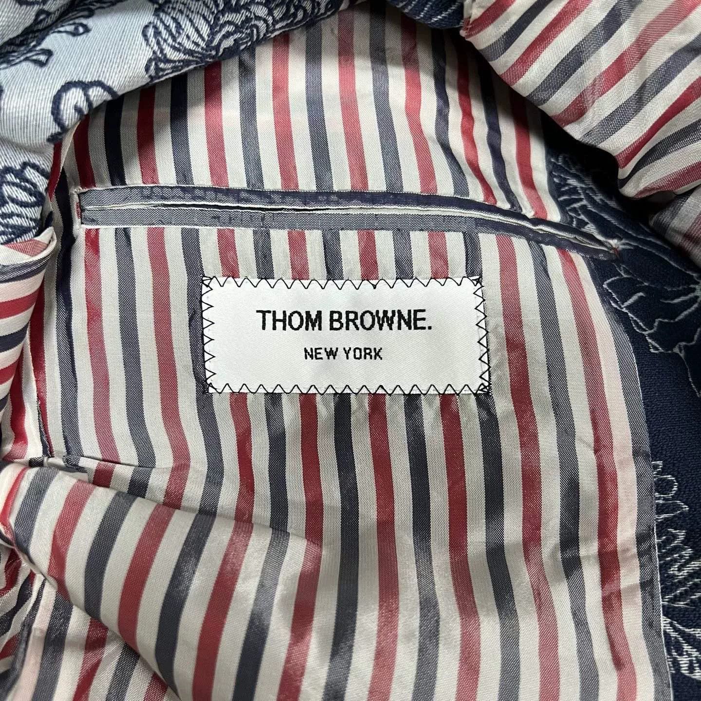 Thom Browne Thom Browne Floral Print Blazer Size US S / EU 44-46 / 1 - 8 Thumbnail
