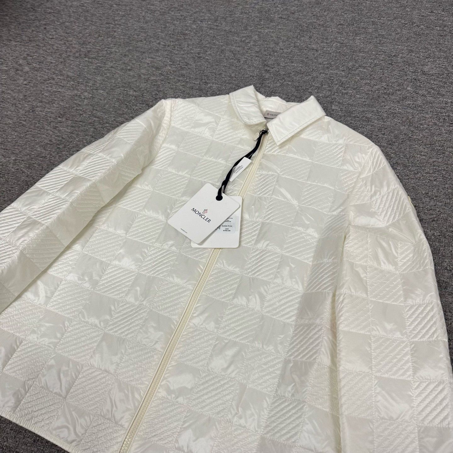 Moncler Moncler 24 Camicia Checkerboard Zip Jacket Size US XS / EU 42 / 0 - 3 Thumbnail