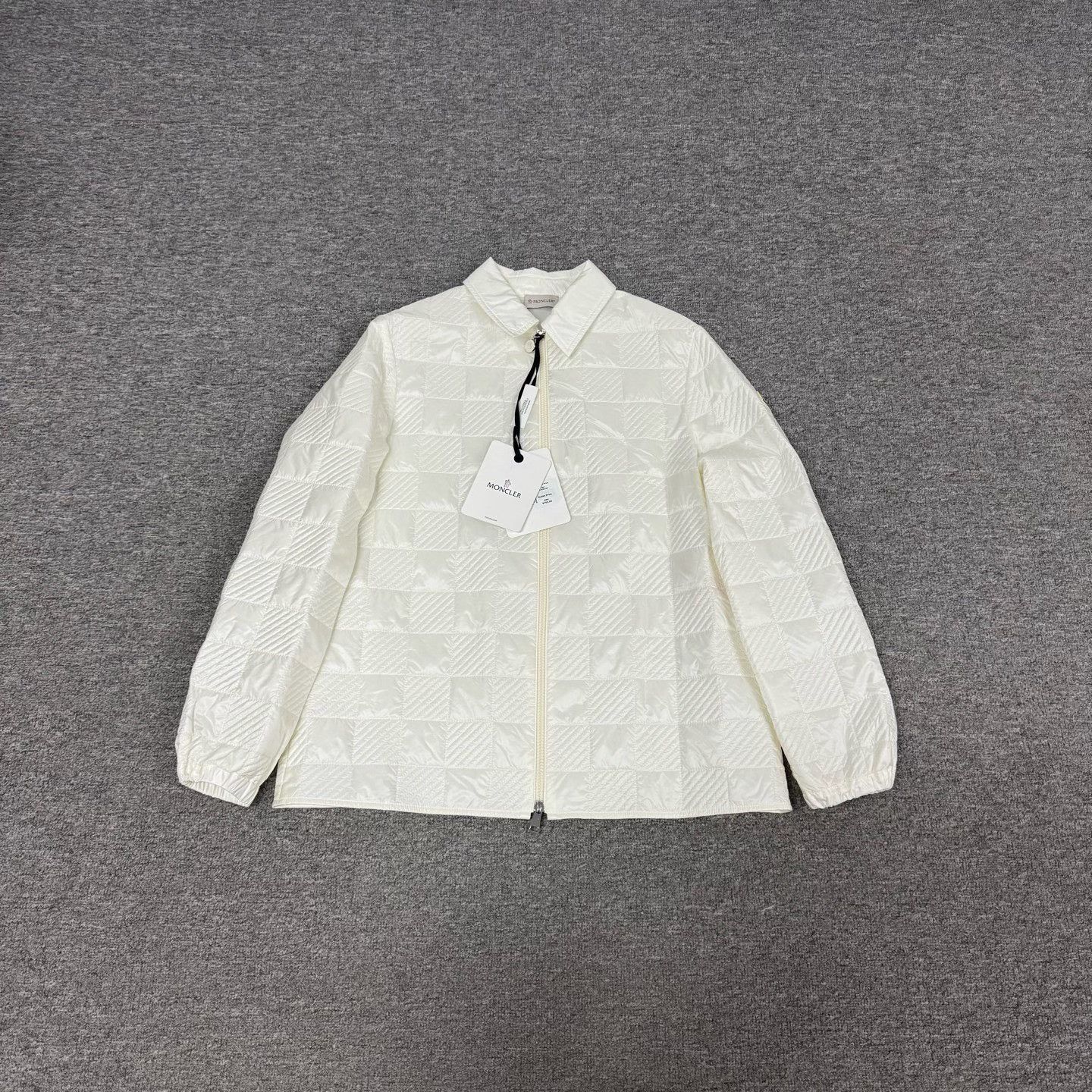Moncler Moncler 24 Camicia Checkerboard Zip Jacket Size US XS / EU 42 / 0 - 5 Thumbnail