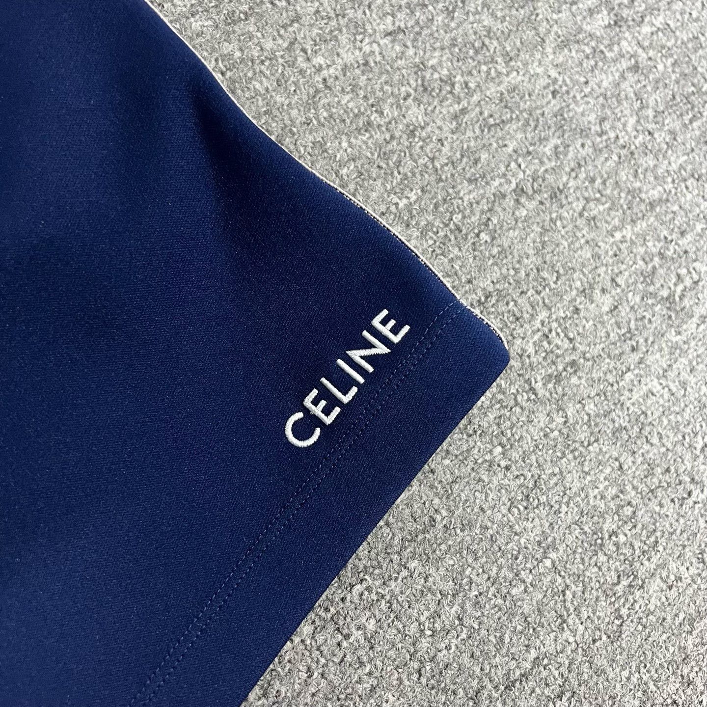 Celine Celine Logo Side Stripe Casual Shorts Size US 35 - 3 Thumbnail