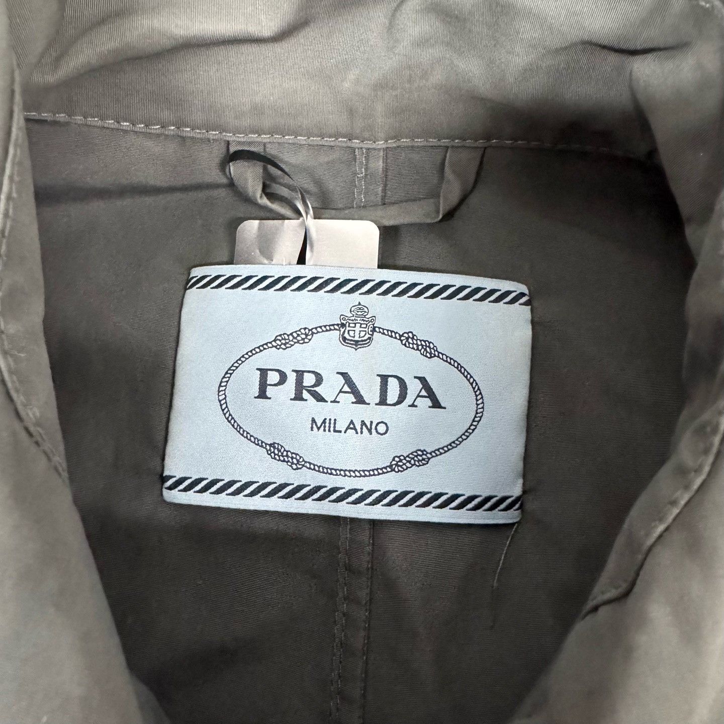 Prada Prada Triangle Logo Trench Coat Size S / US 4 / IT 40 - 6 Thumbnail