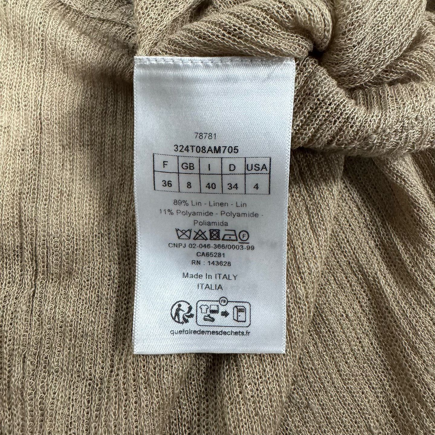 Dior Dior Bee Embroidery Linen Camisole Size XS / US 0-2 / IT 36-38 - 5 Thumbnail