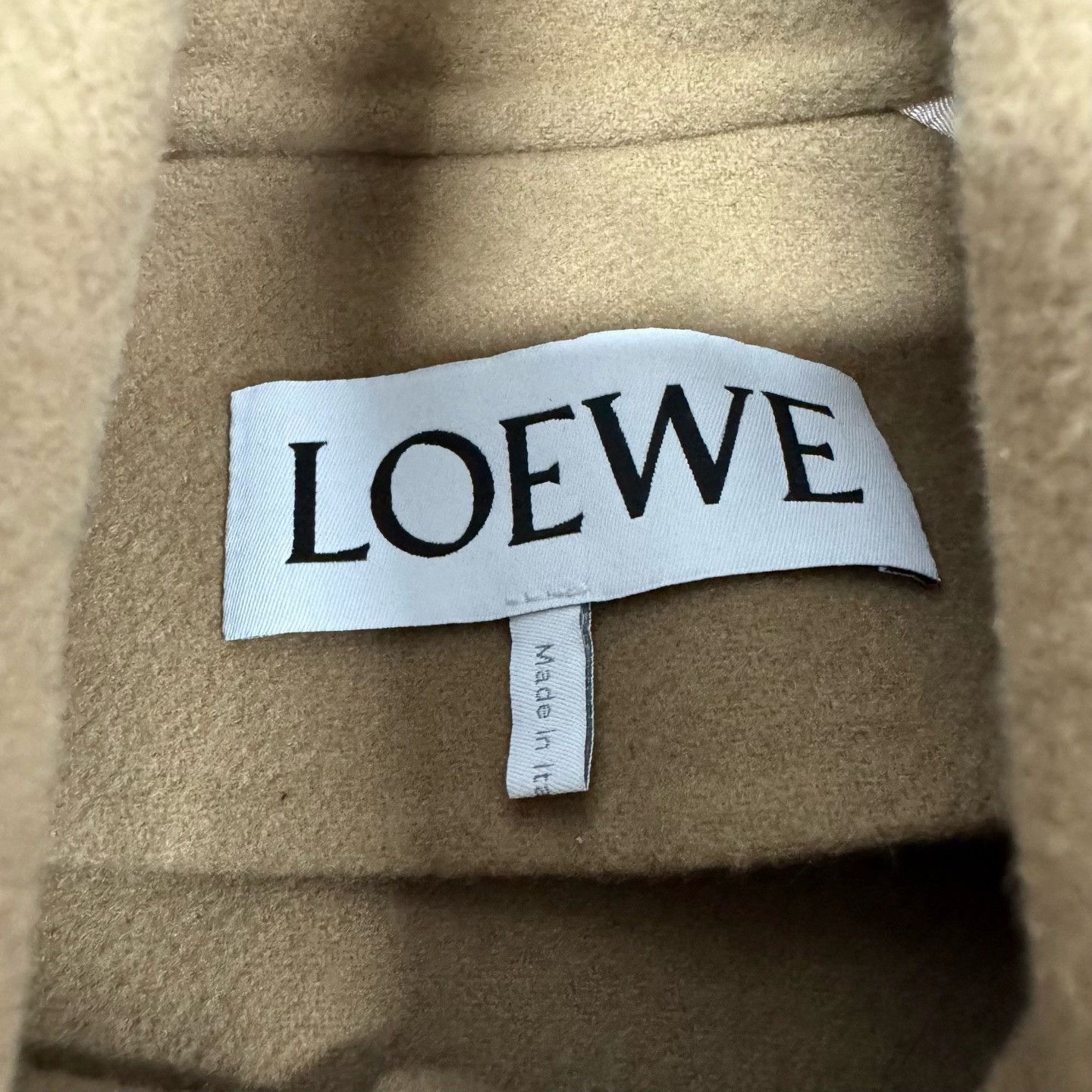Loewe Loewe Fur-Trimmed Short Wool Coat Size XS / US 0-2 / IT 36-38 - 4 Thumbnail
