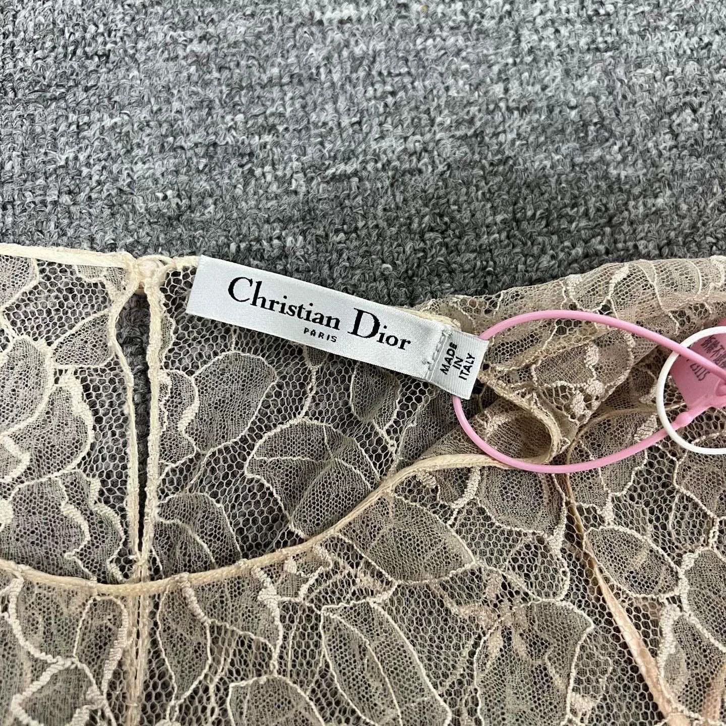 Dior Dior Lace Two-Piece Top F38 Size S / US 4 / IT 40 - 4 Thumbnail