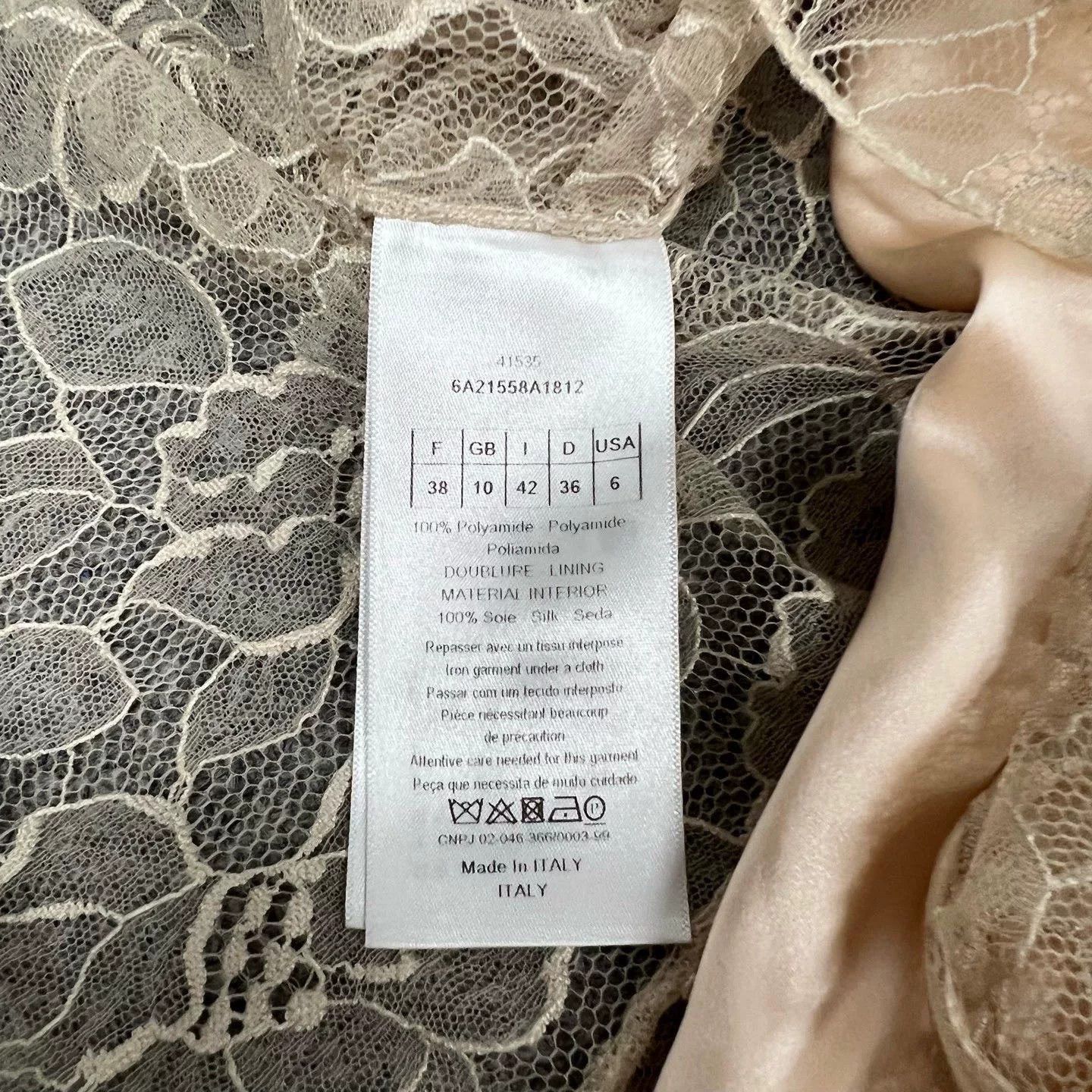 Dior Dior Lace Two-Piece Top F38 Size S / US 4 / IT 40 - 7 Thumbnail