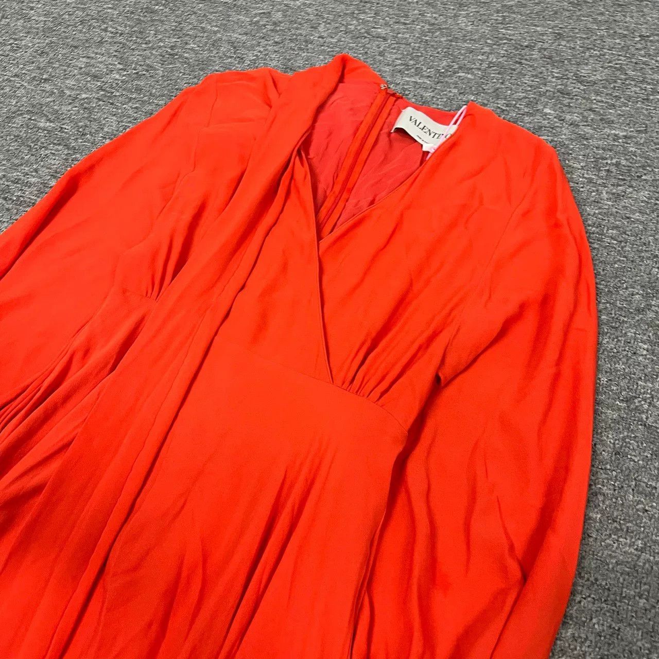 Valentino Valentino Red Ribbon Silk Dress Size S / US 4 / IT 40 - 3 Thumbnail