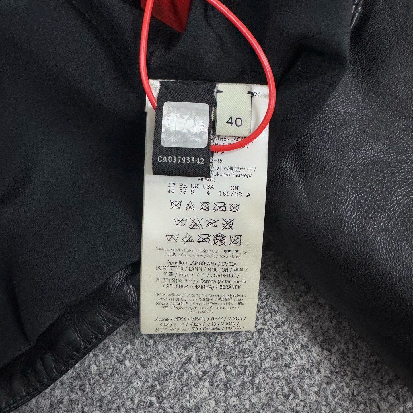 Fendi FENDI Karl Lagerfeld Mink Collar Lambskin Jacket Size S / US 4 / IT 40 - 6 Thumbnail
