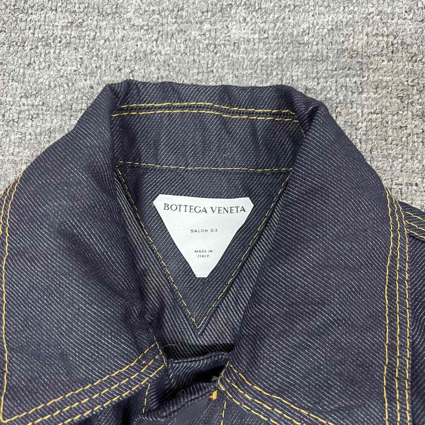 Bottega Veneta Bottega Veneta Show Waist-Cinched Denim Jacket Size S / US 4 / IT 40 - 5 Thumbnail