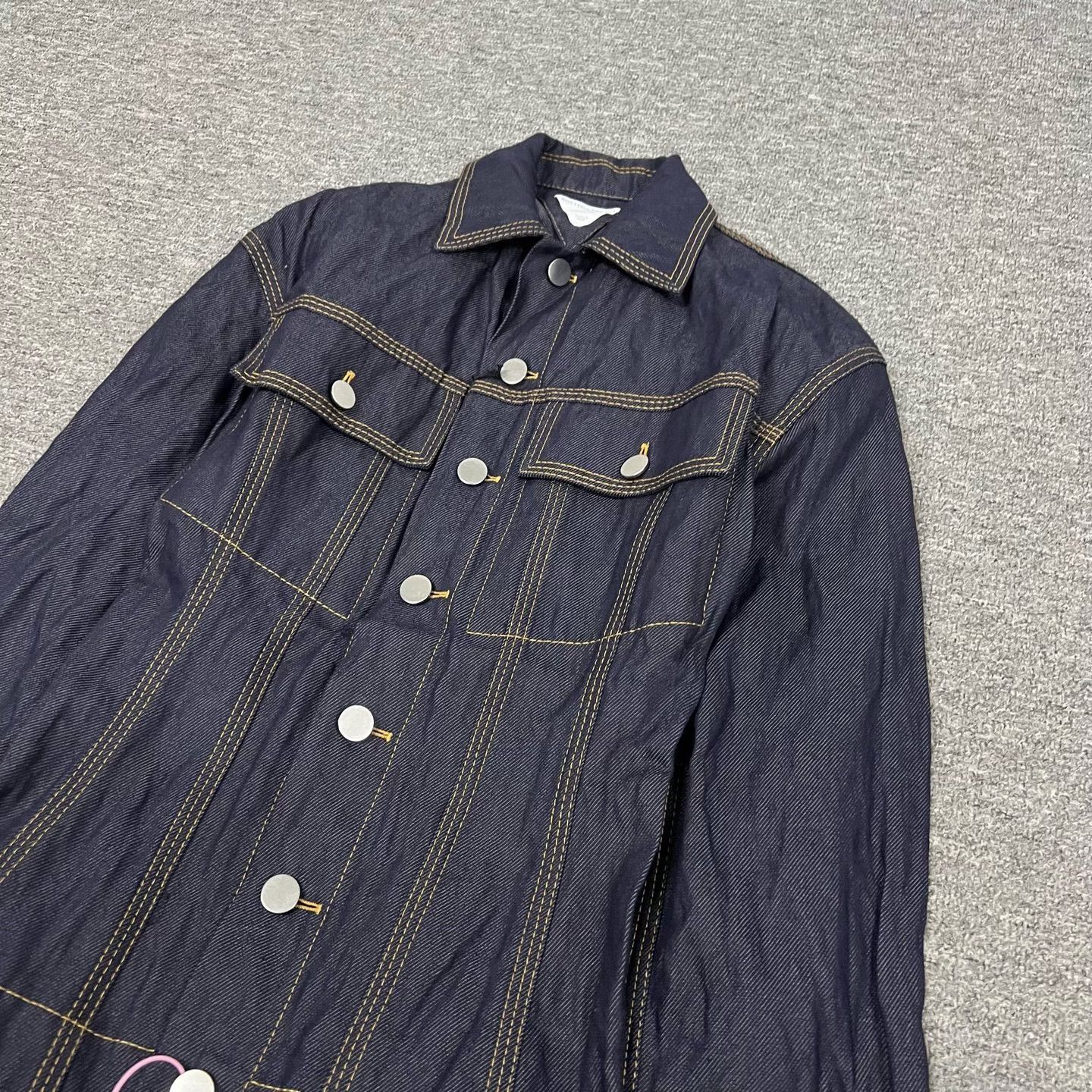 Bottega Veneta Bottega Veneta Show Waist-Cinched Denim Jacket Size S / US 4 / IT 40 - 8 Thumbnail